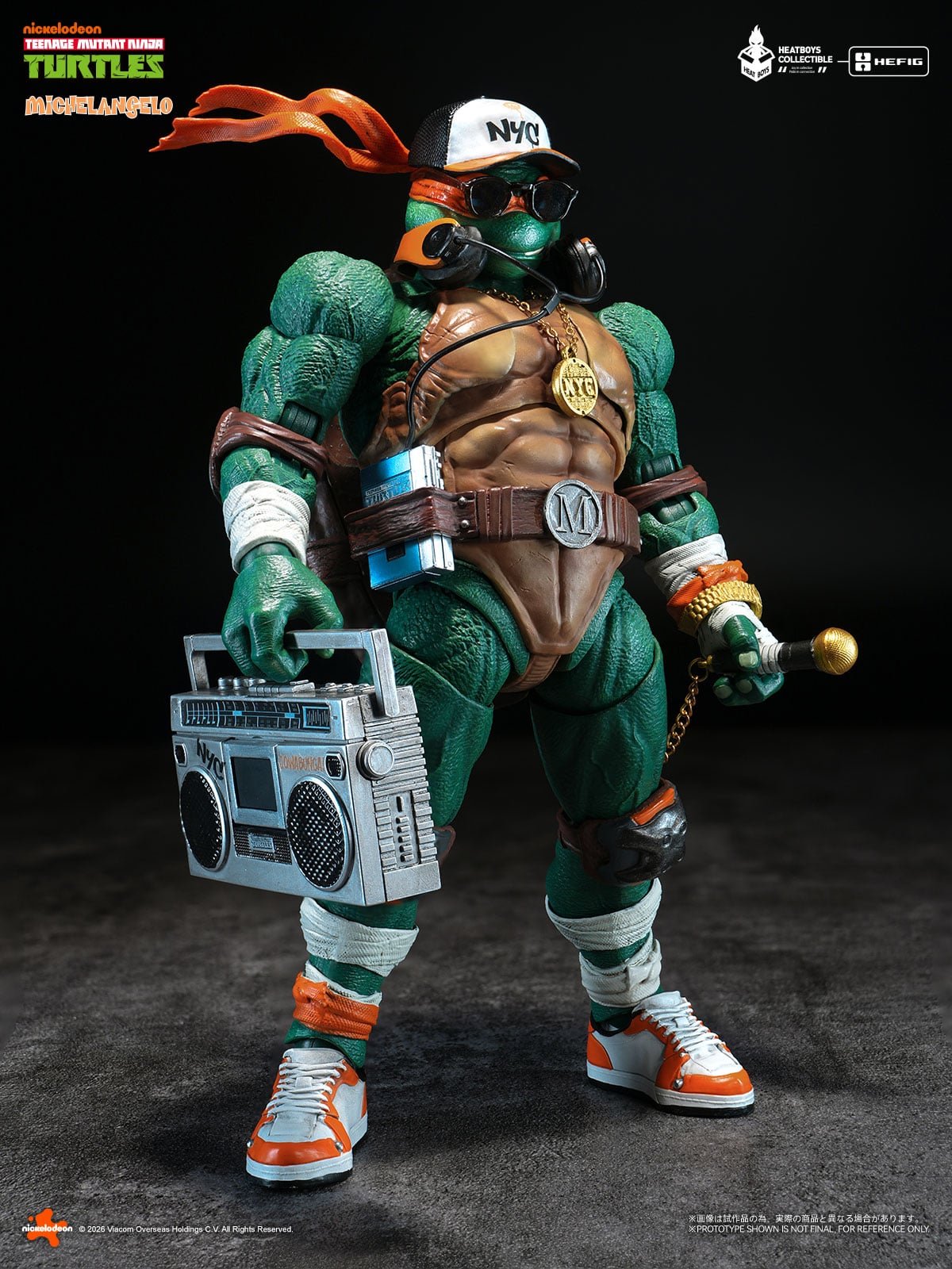 Teenage Mutant Ninja Turtles HB0105 HEFIG Michelangelo (Deluxe Edition) Action Figure (With Bonus) Gallery Image 7