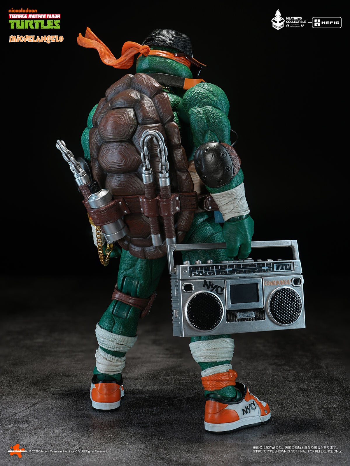 Teenage Mutant Ninja Turtles HB0105 HEFIG Michelangelo (Deluxe Edition) Action Figure (With Bonus) Gallery Image 8