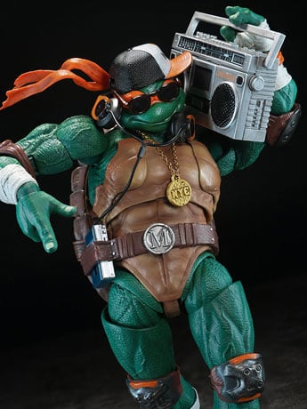 Teenage Mutant Ninja Turtles HB0105 HEFIG Michelangelo (Deluxe Edition) Action Figure Gallery Image 2