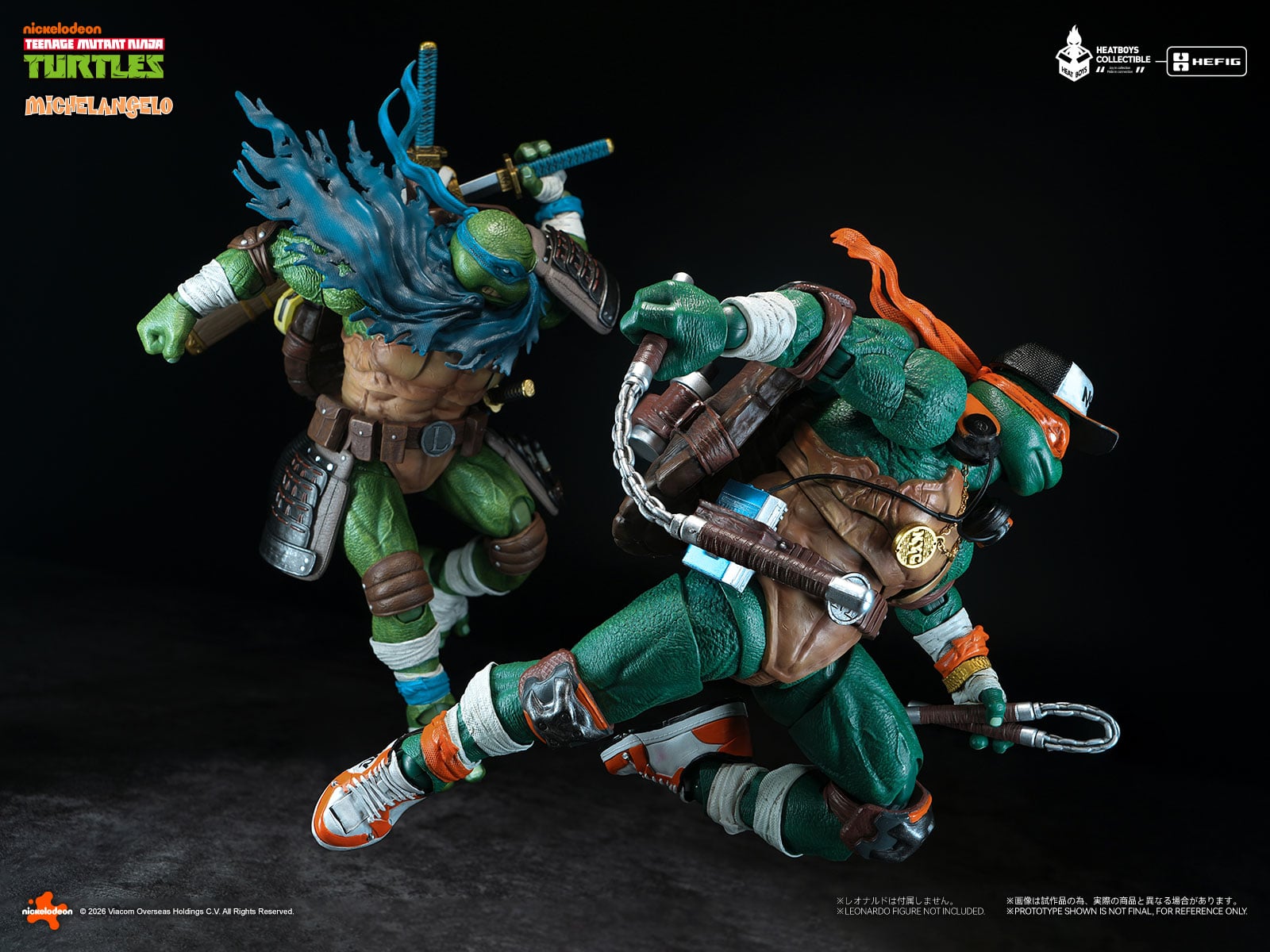 Teenage Mutant Ninja Turtles HB0105 HEFIG Michelangelo (Deluxe Edition) Action Figure Gallery Image 13