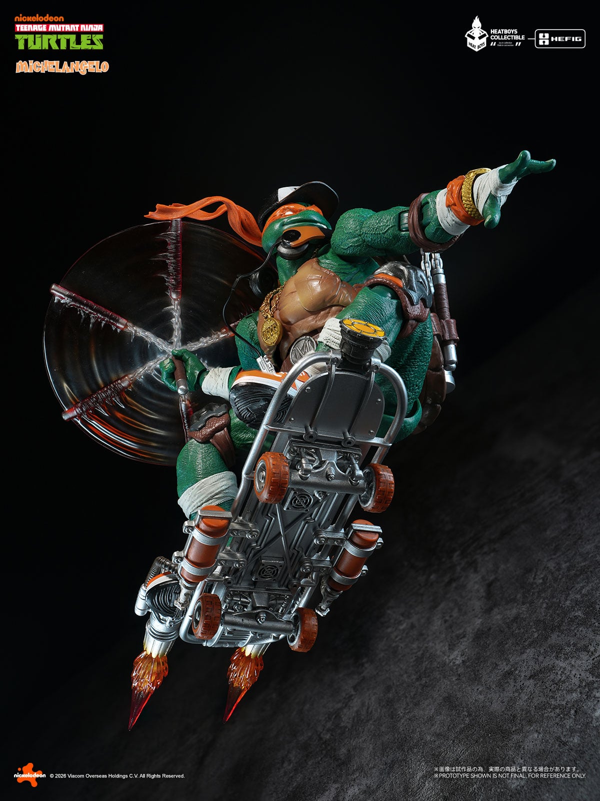 Teenage Mutant Ninja Turtles HB0105 HEFIG Michelangelo (Deluxe Edition) Action Figure Gallery Image 10