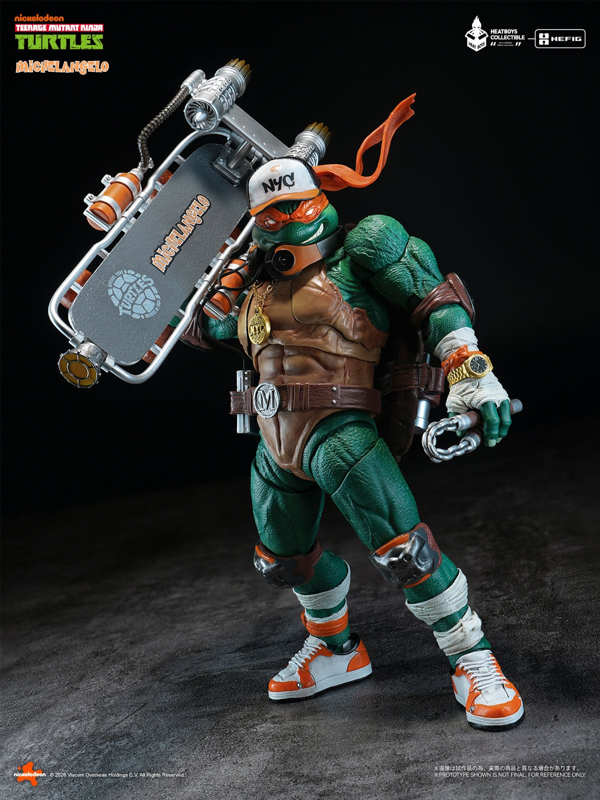 Teenage Mutant Ninja Turtles HB0105 HEFIG Michelangelo (Deluxe Edition) Action Figure Gallery Image 7