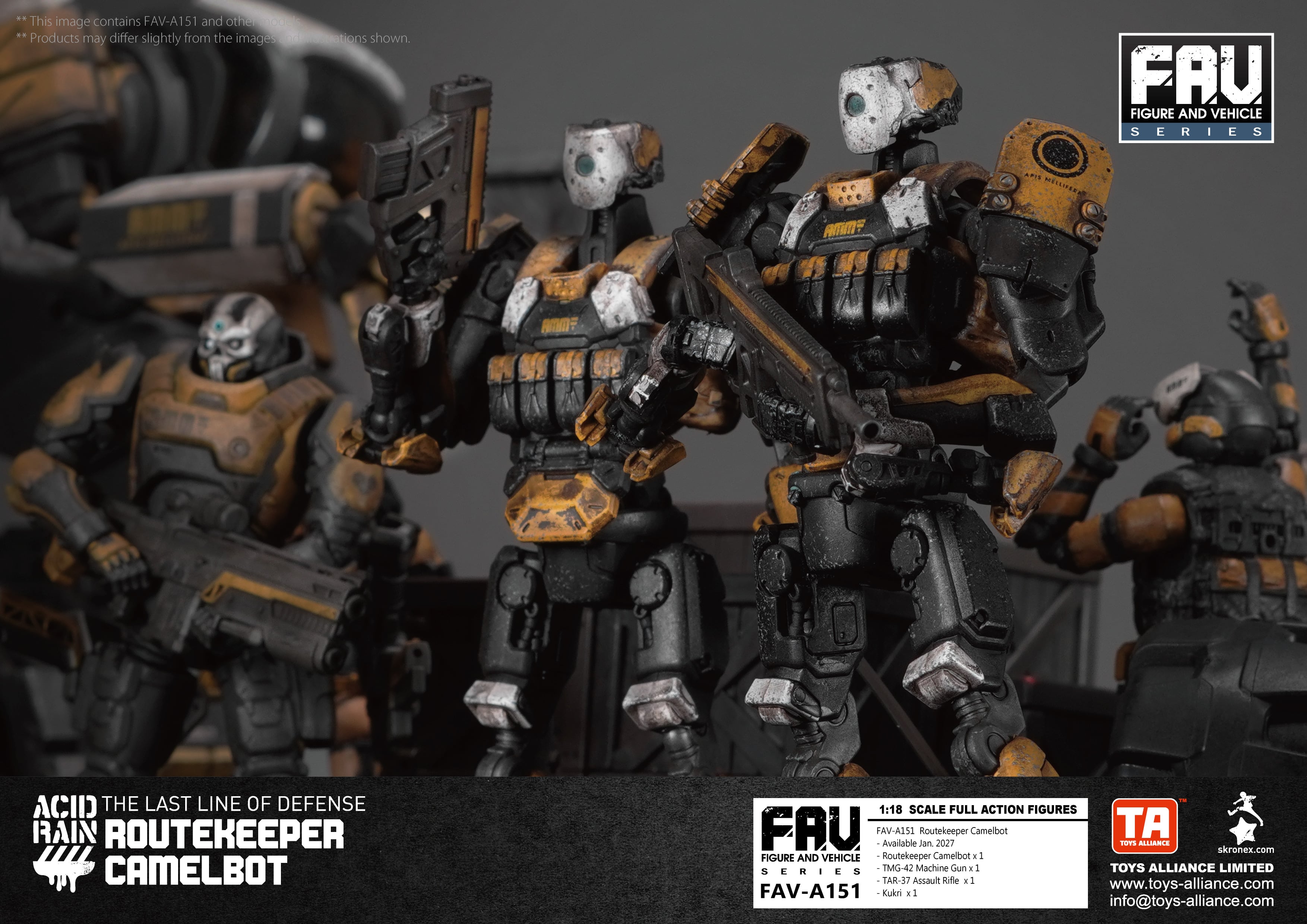 Acid Rain World FAV-A151 Routekeeper Camelbot 1/18 Scale Action Figure