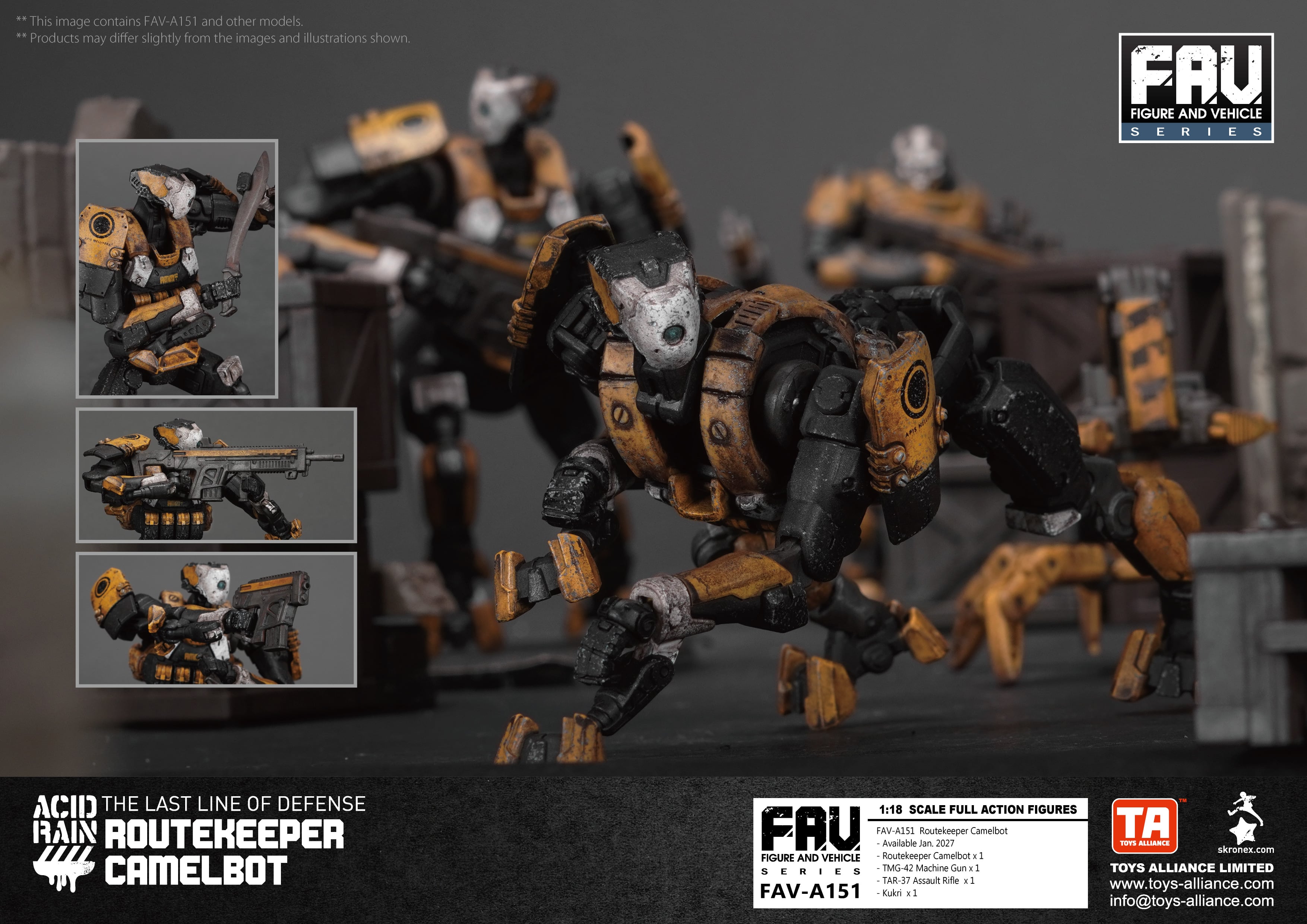 Acid Rain World FAV-A151 Routekeeper Camelbot 1/18 Scale Action Figure