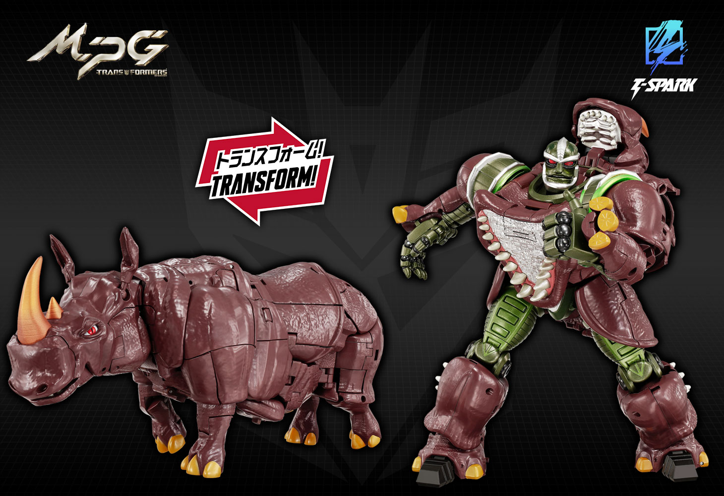 Beast Wars: Transformers Masterpiece G MPG-26 Destron Rhinox Action Figure Gallery Image 4