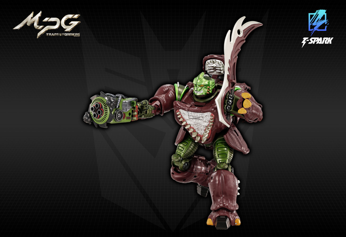Beast Wars: Transformers Masterpiece G MPG-26 Destron Rhinox Action Figure Gallery Image 7