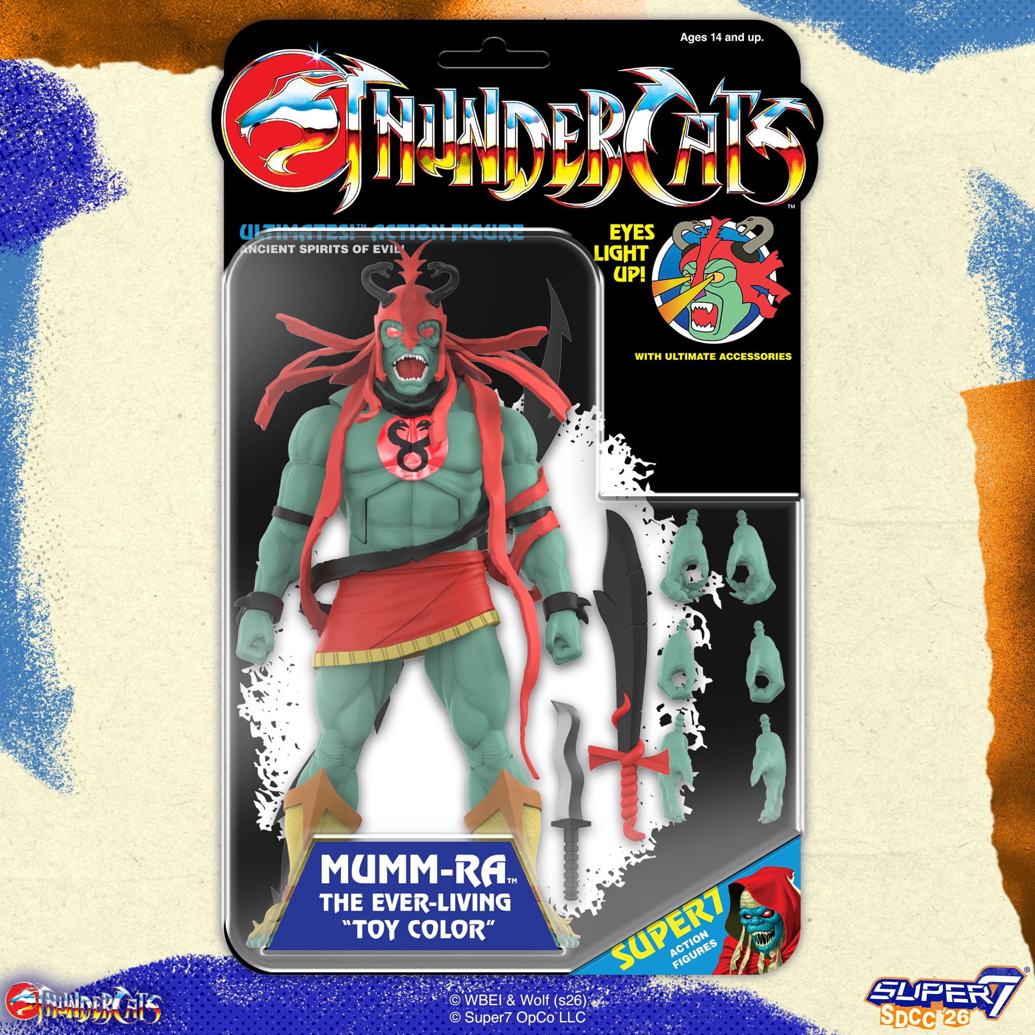 ThunderCats ULTIMATES! Mumm-Ra (LED Lightup) SDCC 2026 Exclusive Action Figure Gallery Image 6