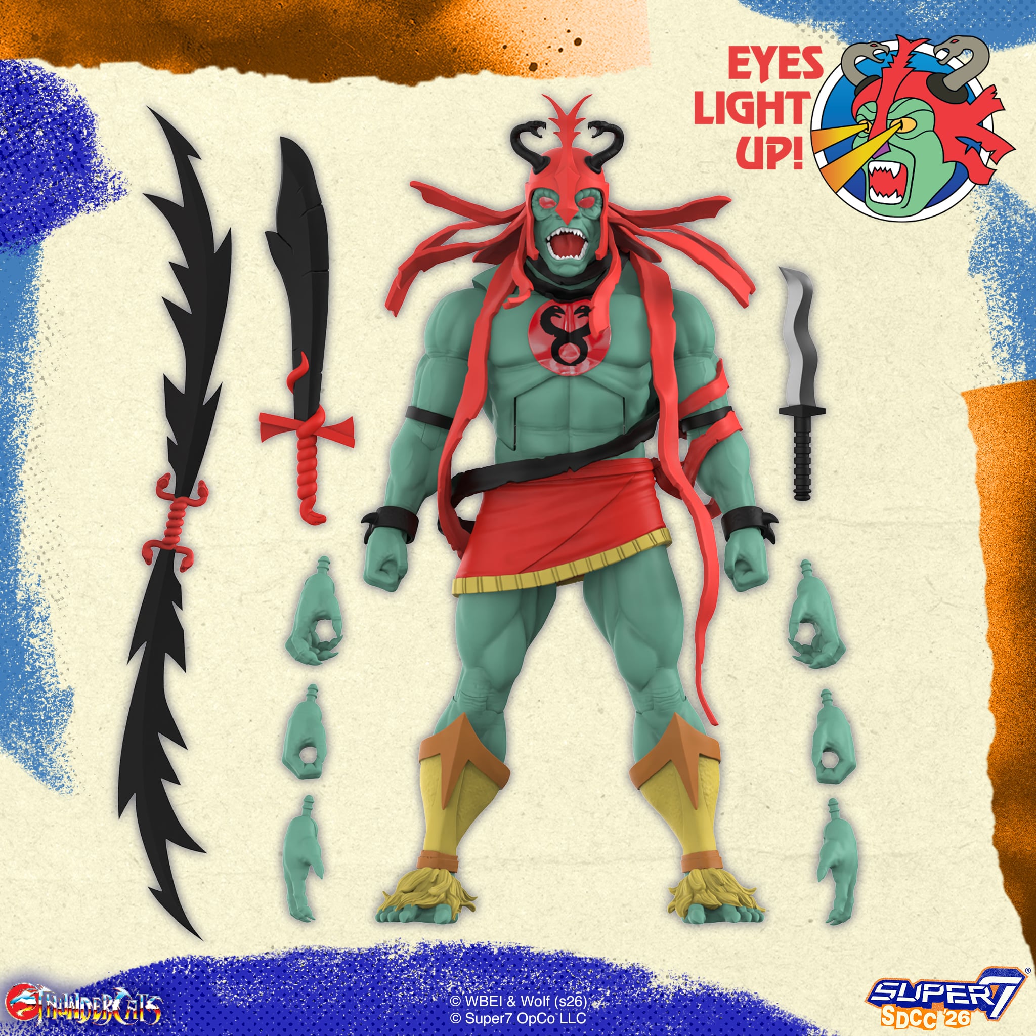 ThunderCats ULTIMATES! Mumm-Ra (LED Lightup) SDCC 2026 Exclusive Action Figure Gallery Image 5