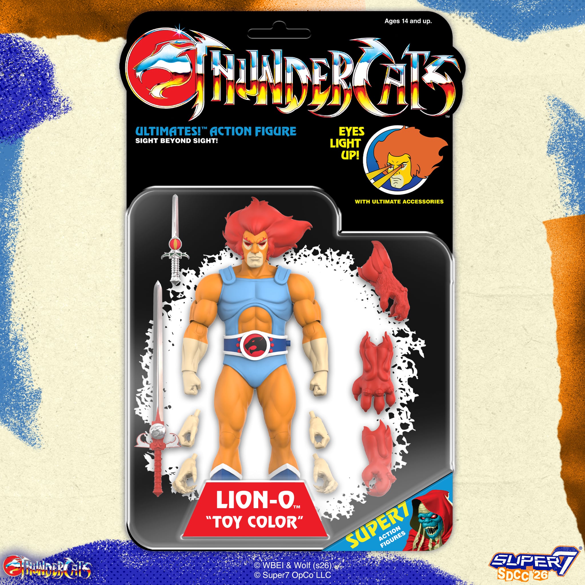 ThunderCats ULTIMATES! Lion-O (LED Lightup) SDCC 2026 Exclusive Action Figure Gallery Image 6