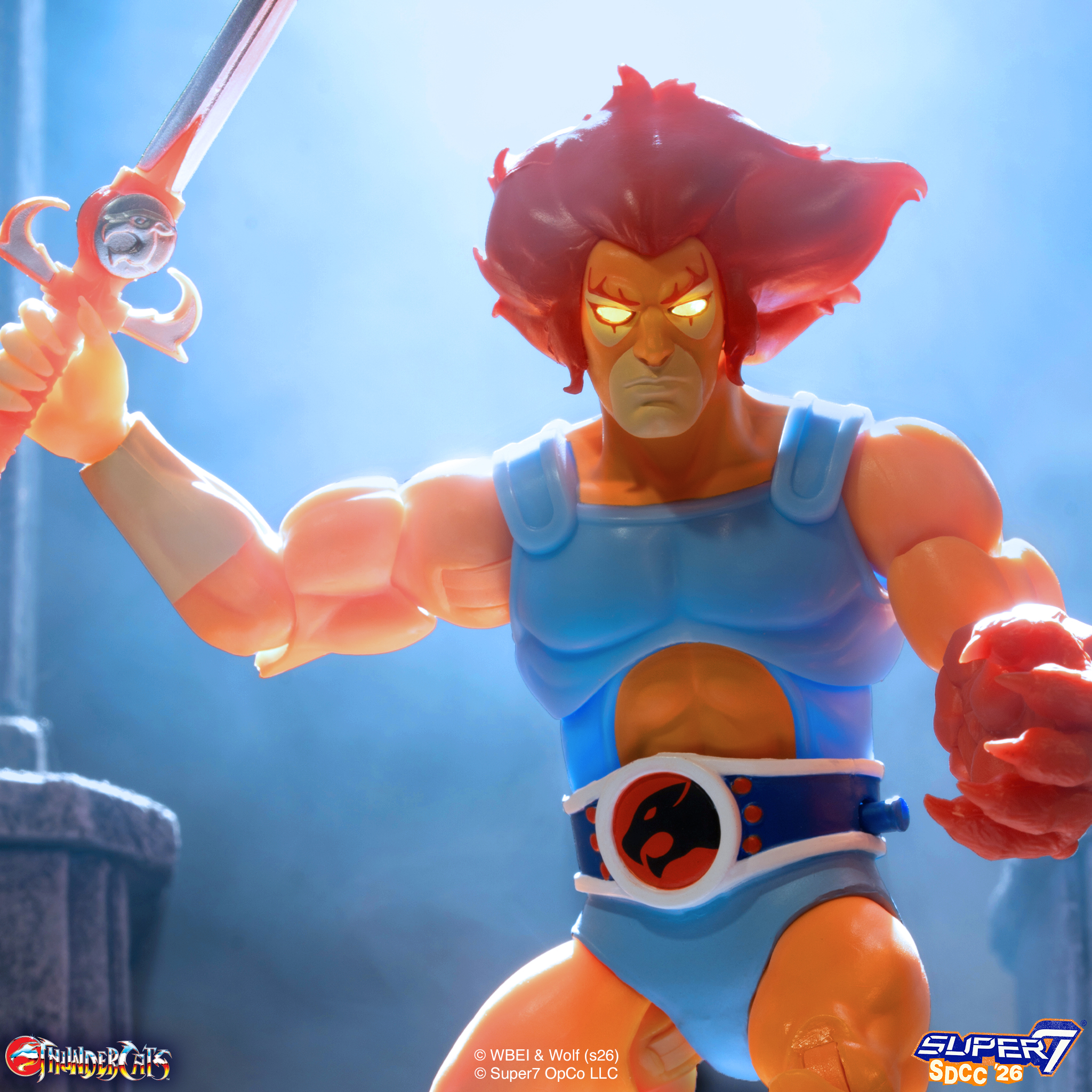 ThunderCats ULTIMATES! Lion-O (LED Lightup) SDCC 2026 Exclusive Action Figure Gallery Image 4