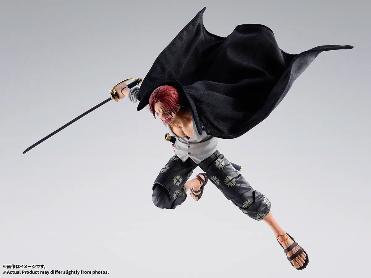One Piece S.H.Figuarts Shanks (Marineford) Action Figure Gallery Image 6