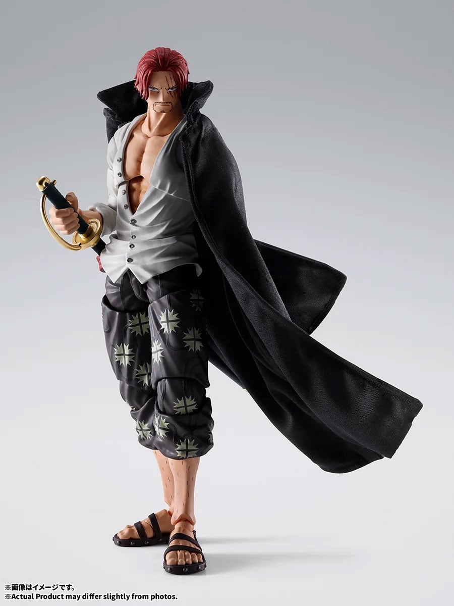 One Piece S.H.Figuarts Shanks (Marineford) Action Figure Gallery Image 3
