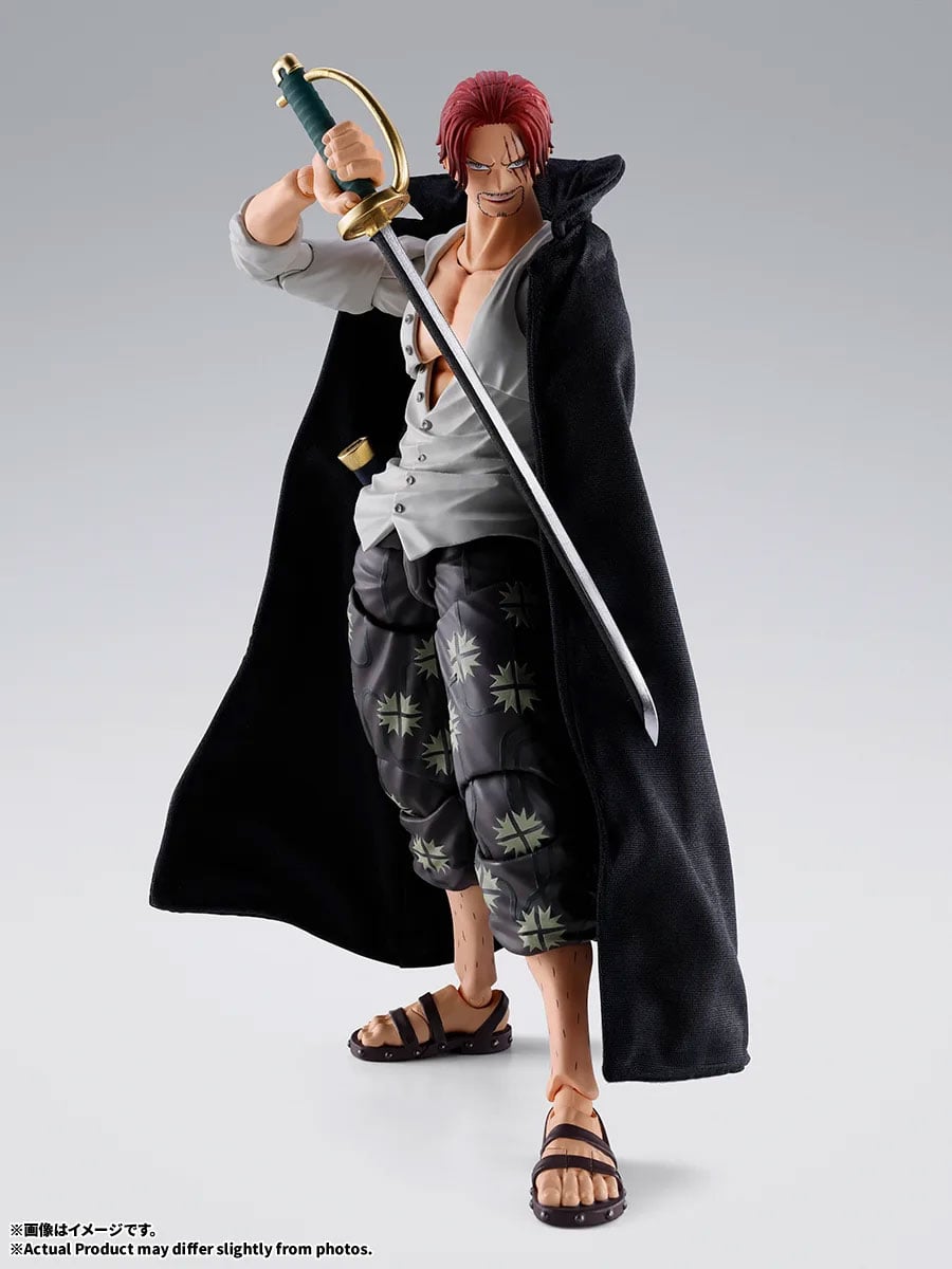 One Piece S.H.Figuarts Shanks (Marineford) Action Figure Gallery Image 4