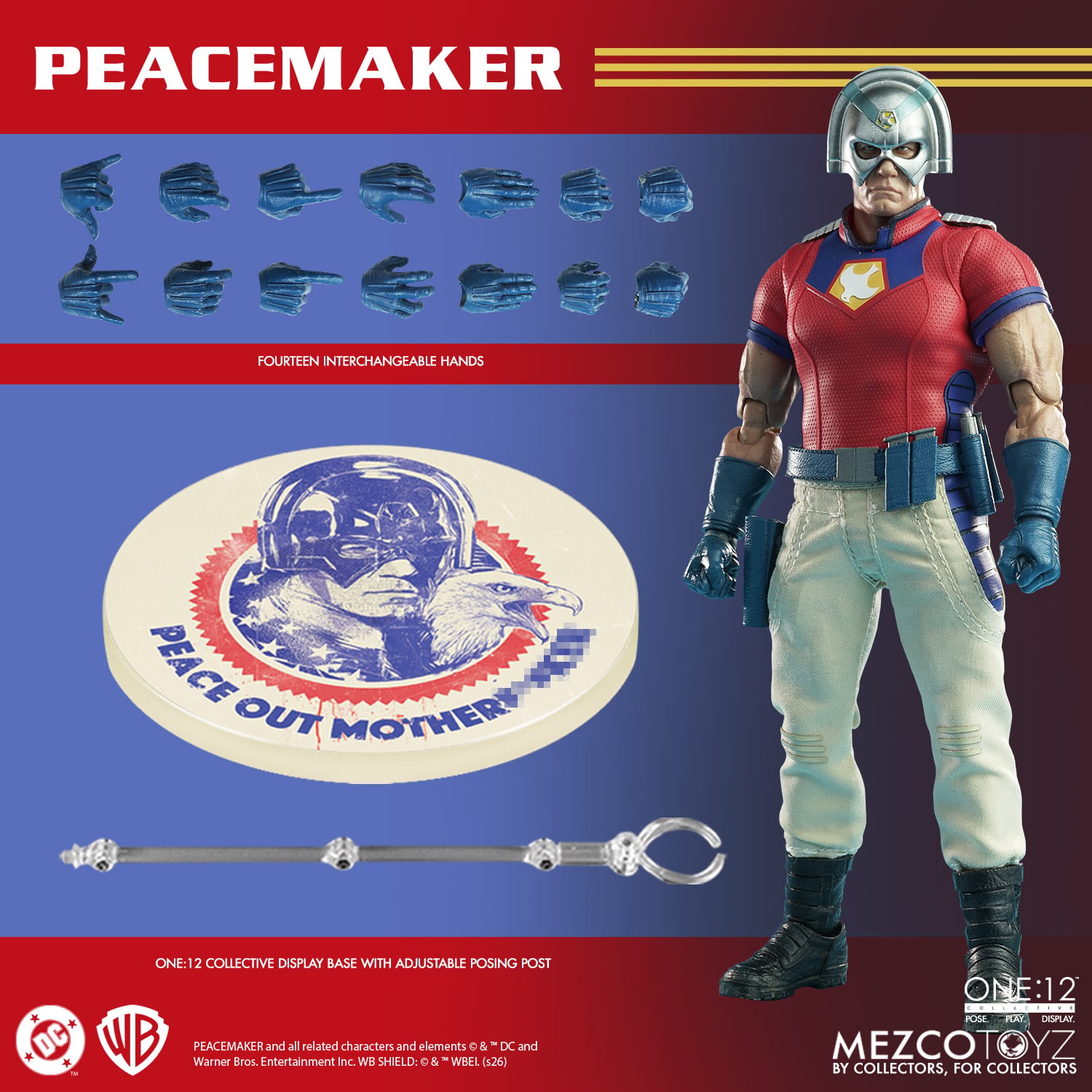 Peacemaker One:12 Collective Peacemaker Action Figure Gallery Image 13