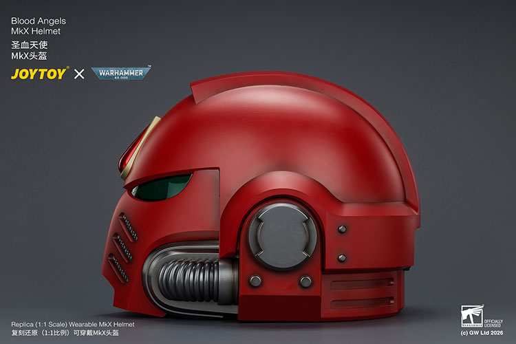 Warhammer 40,000 Blood Angels Mk X 1/1 Scale Helmet Replica Gallery Image 5
