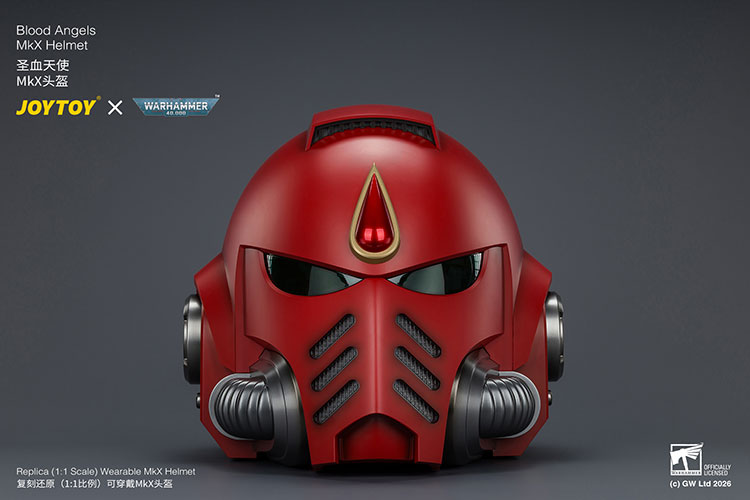 Warhammer 40,000 Blood Angels Mk X 1/1 Scale Helmet Replica Gallery Image 3