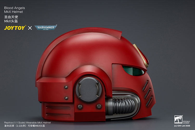 Warhammer 40,000 Blood Angels Mk X 1/1 Scale Helmet Replica Gallery Image 9
