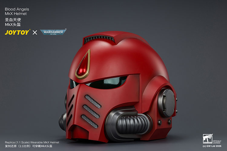 Warhammer 40,000 Blood Angels Mk X 1/1 Scale Helmet Replica Gallery Image 4