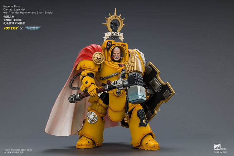 Warhammer 40,000 Imperial Fists Darnath Lysander 1/18 Scale Action Figure Gallery Image 7