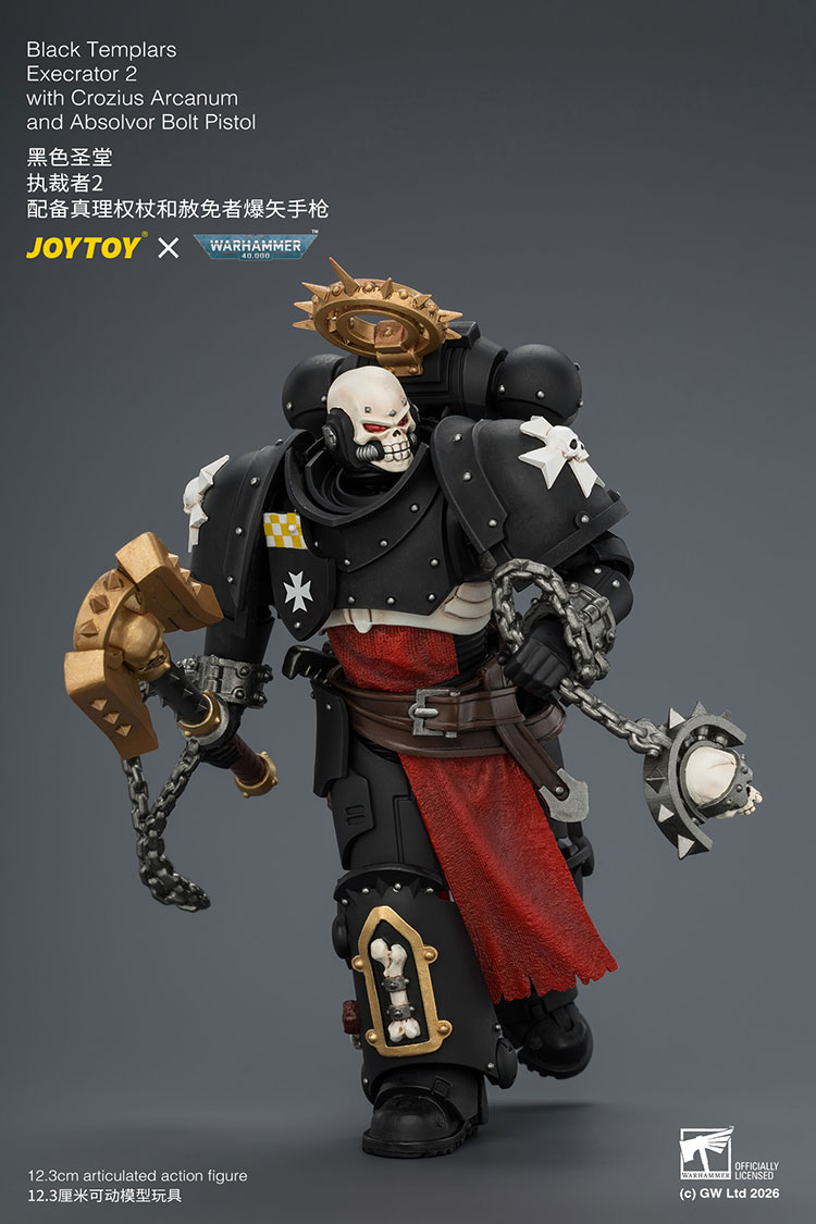 Warhammer 40,000 Black Templars Execrator 2 1/18 Scale Action Figure Gallery Image 11
