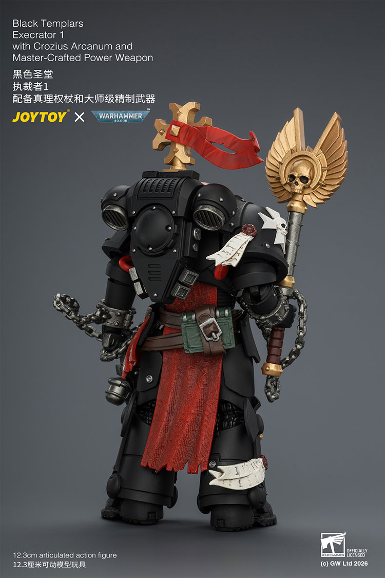 Warhammer 40,000 Black Templars Execrator 1 1/18 Scale Action Figure Gallery Image 5