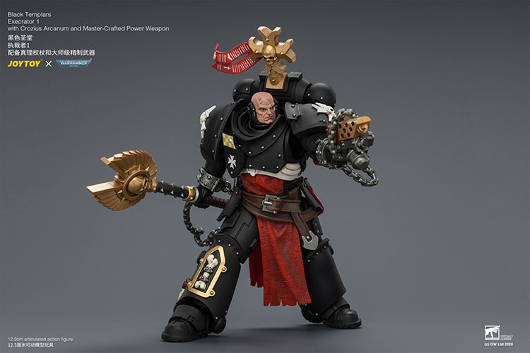 Warhammer 40,000 Black Templars Execrator 1 1/18 Scale Action Figure Gallery Image 10