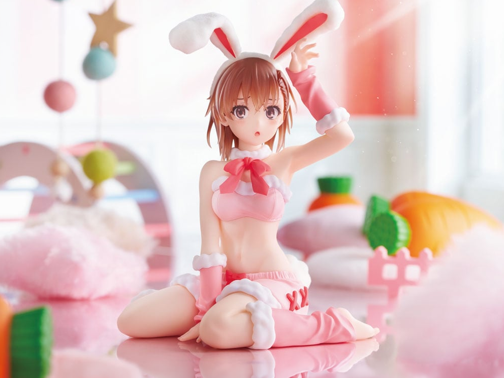 A Certain Scientific Railgun MOFLOCK Mikoto Misaka (Fluffy Bunny Ver.) Figure Gallery Image 1