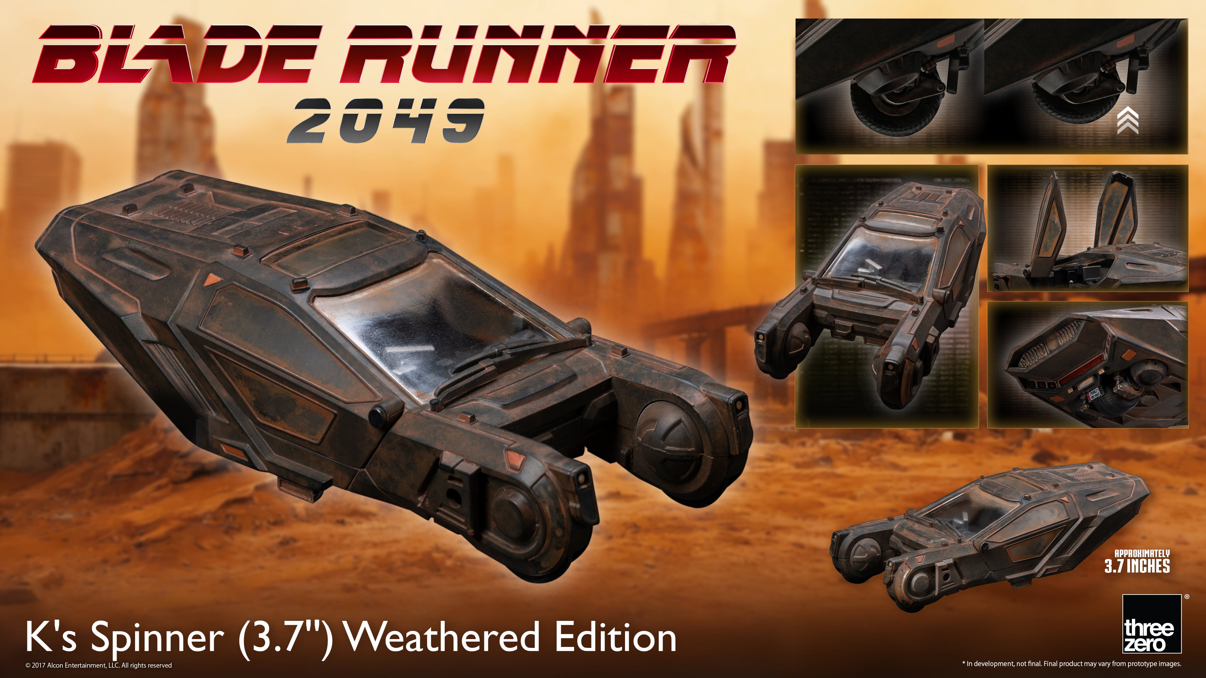 K's Spinner Weathered Edition - pintu terbuka memperlihatkan interior