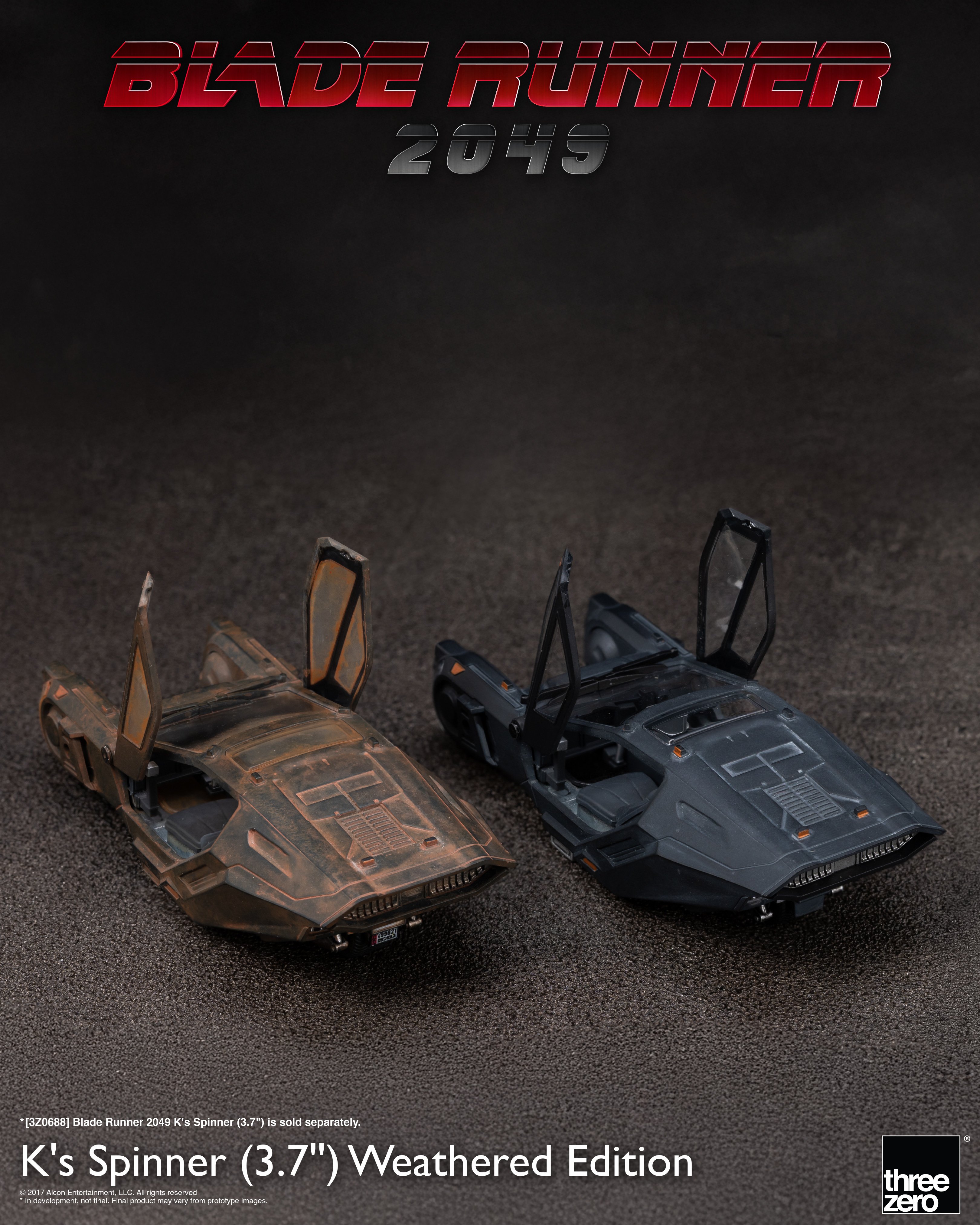 Blade Runner 2049 K's Spinner (Weathered Edition) Exclusive Model