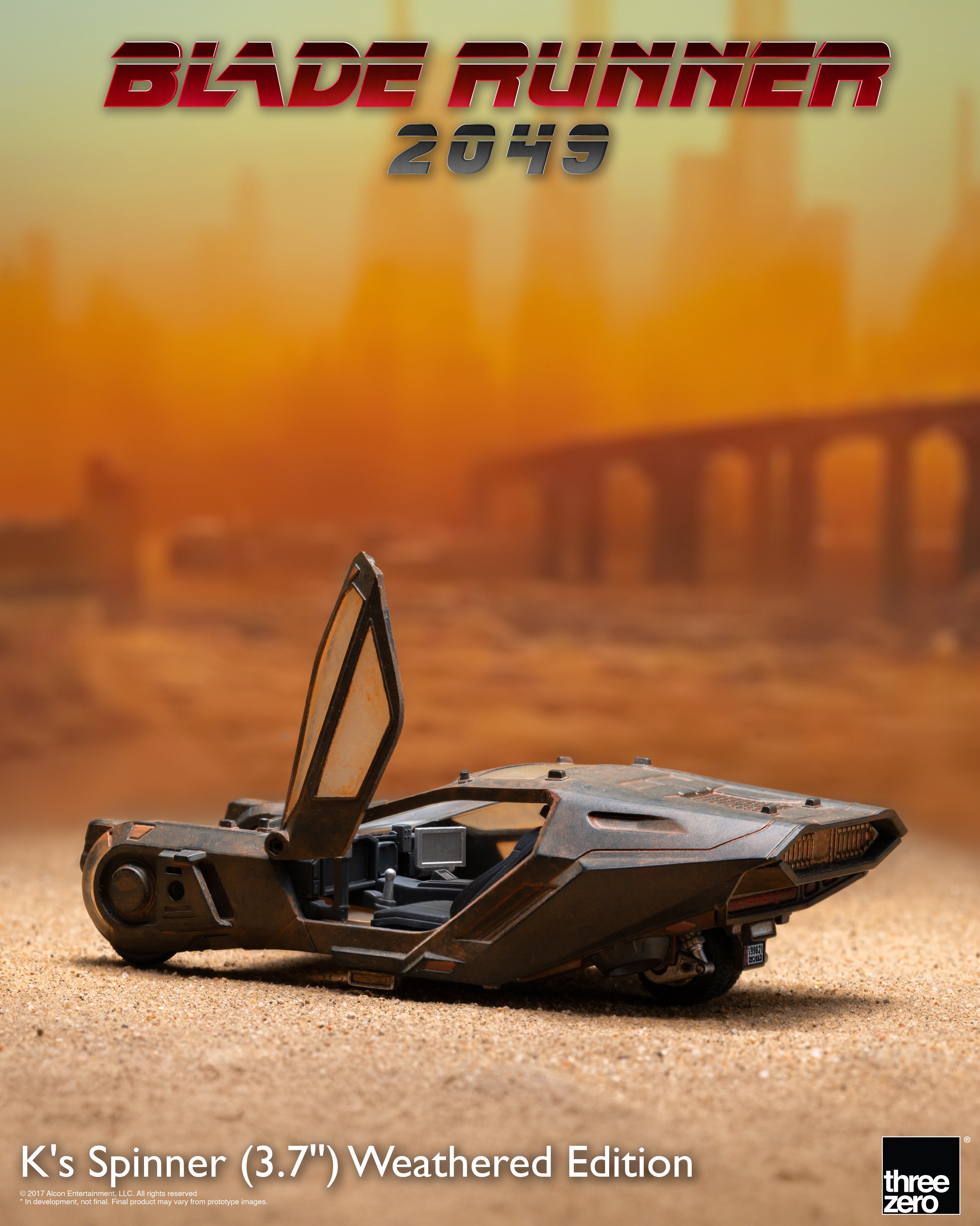 K's Spinner Weathered Edition - tampak samping dengan detail kusam dan badai pasir
