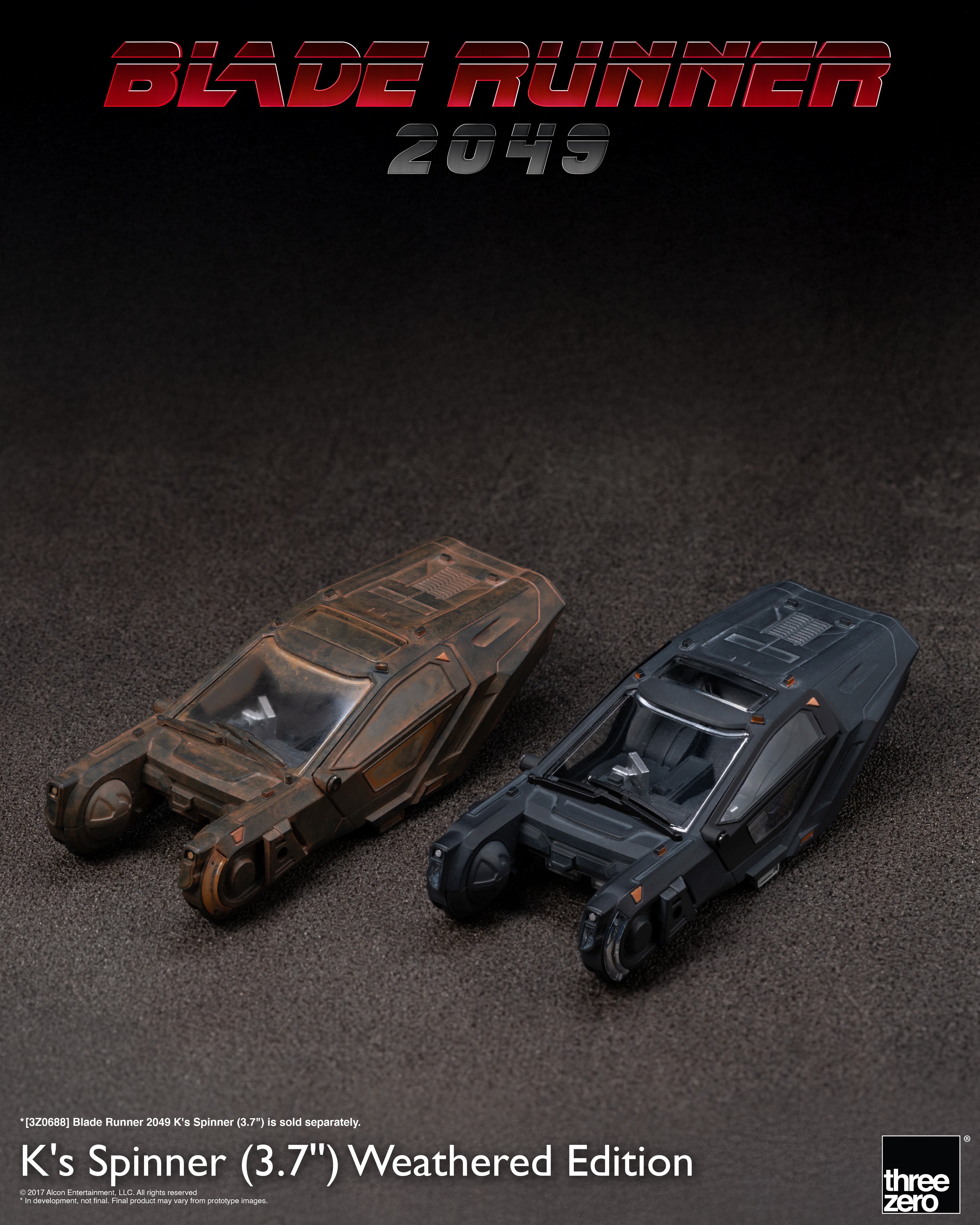 Blade Runner 2049 K's Spinner (Weathered Edition) Exclusive Model
