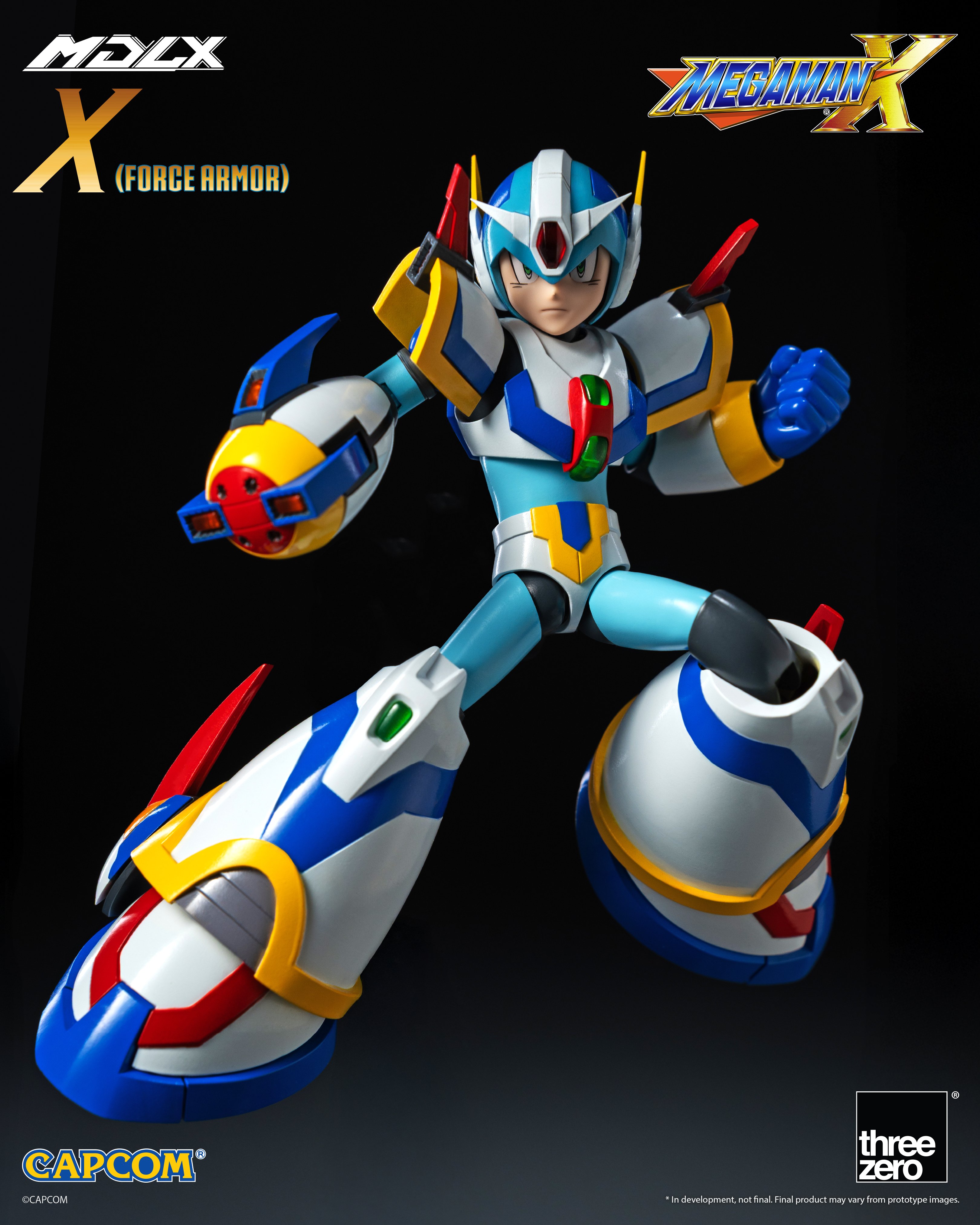 Mega Man X MDLX Articulated Figure Series Mega Man X (Force Armor) Action Figure Gallery Image 7
