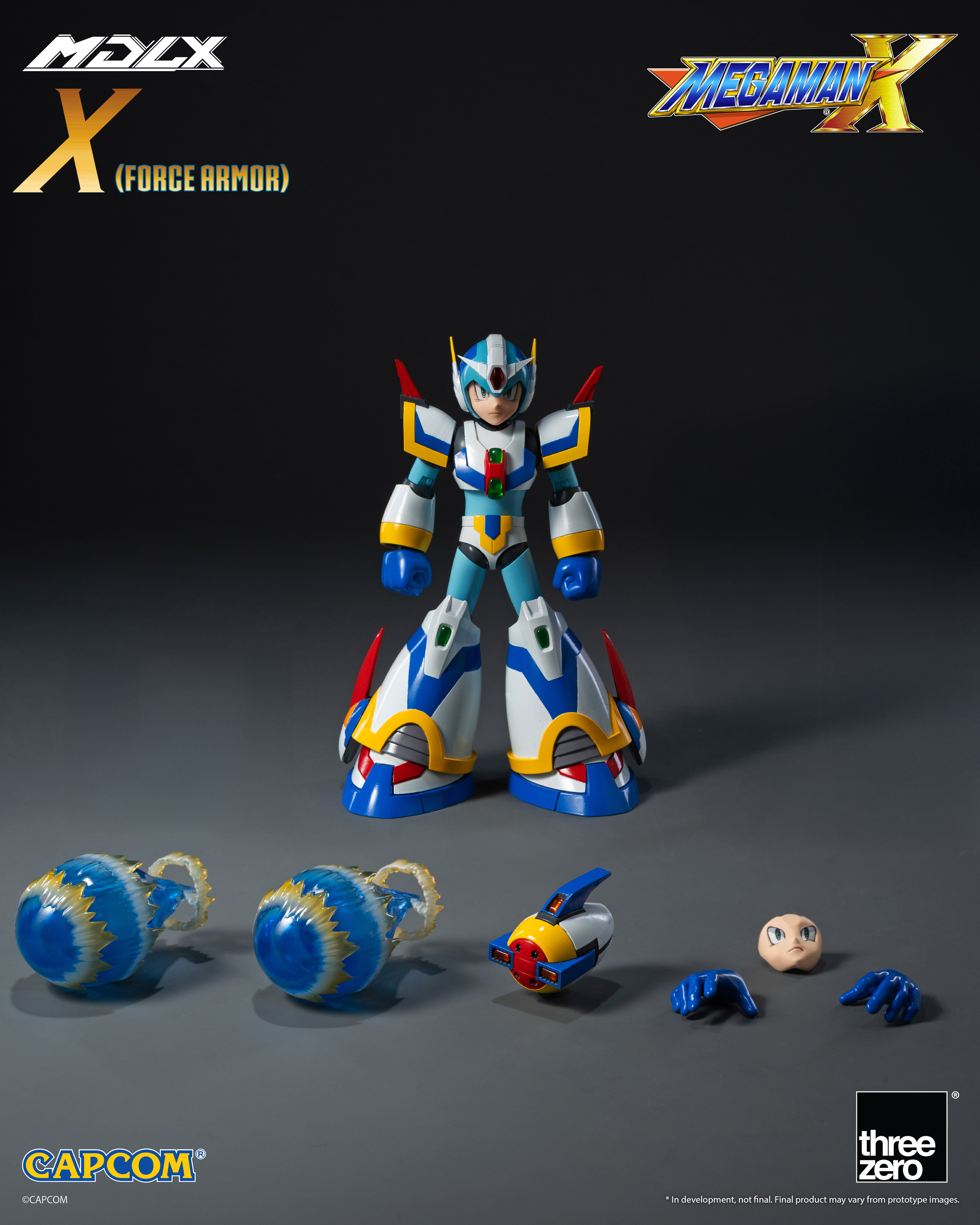 Mega Man X MDLX Articulated Figure Series Mega Man X (Force Armor) Action Figure Gallery Image 16