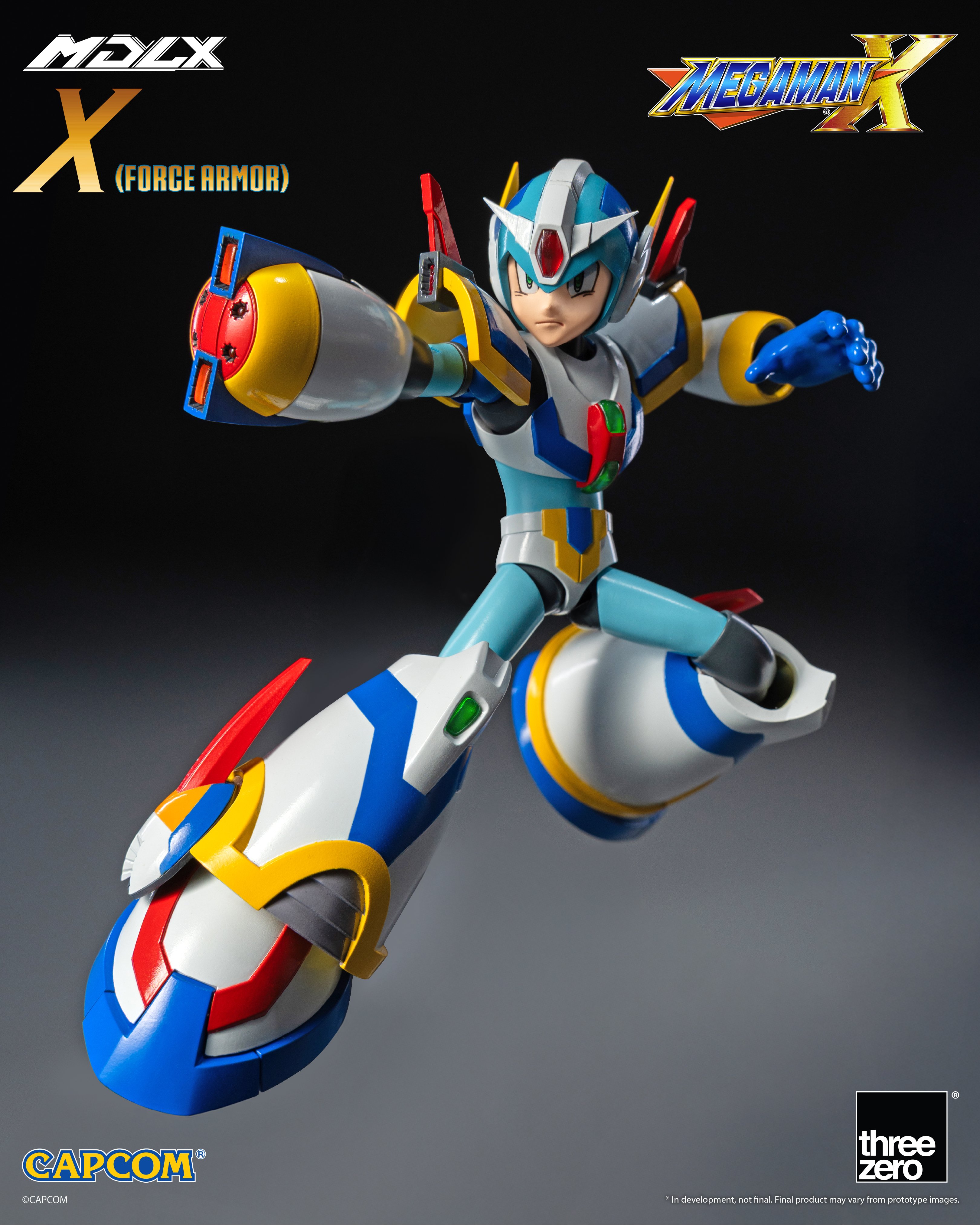 Mega Man X MDLX Articulated Figure Series Mega Man X (Force Armor) Action Figure Gallery Image 8