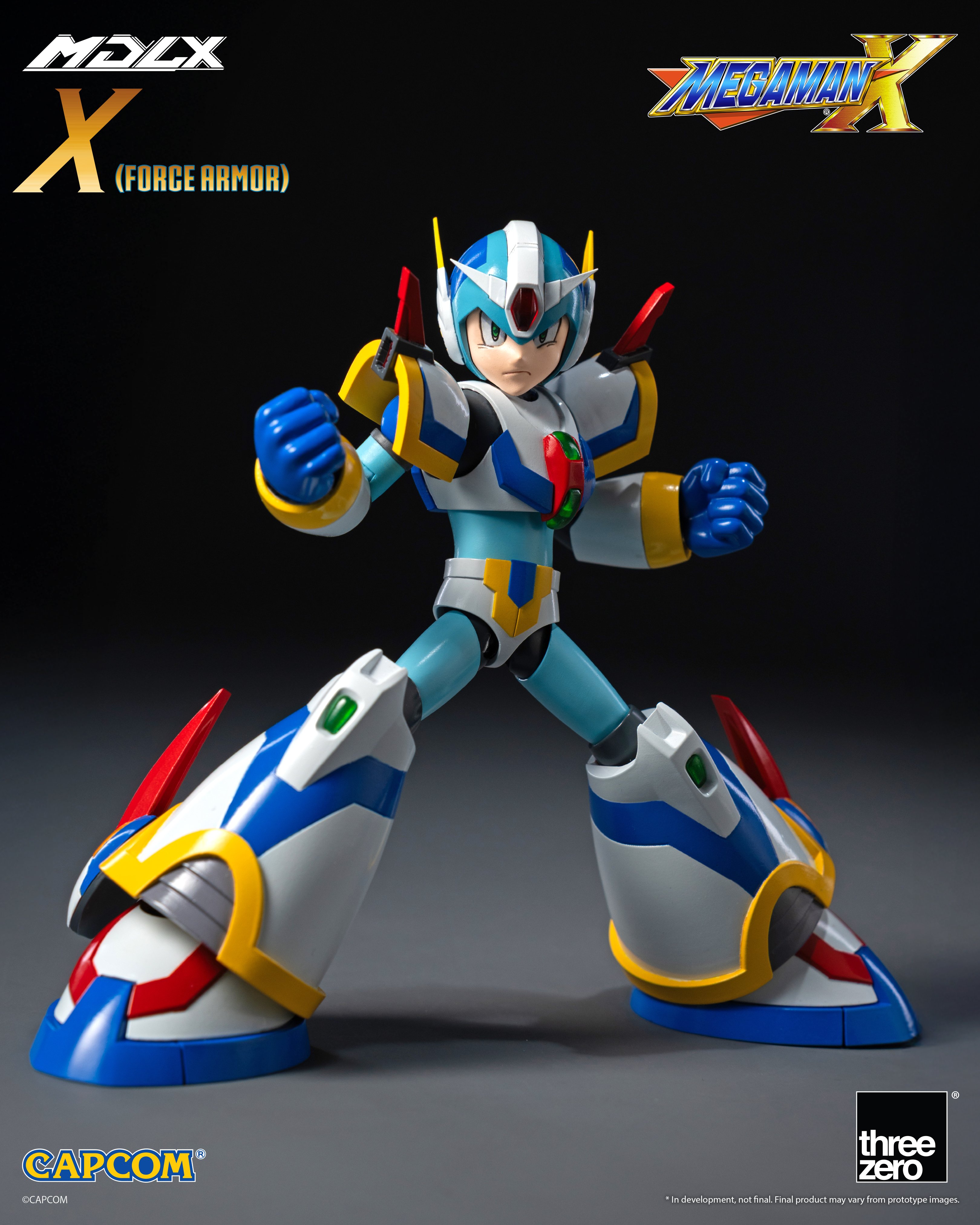 Mega Man X MDLX Articulated Figure Series Mega Man X (Force Armor) Action Figure Gallery Image 5