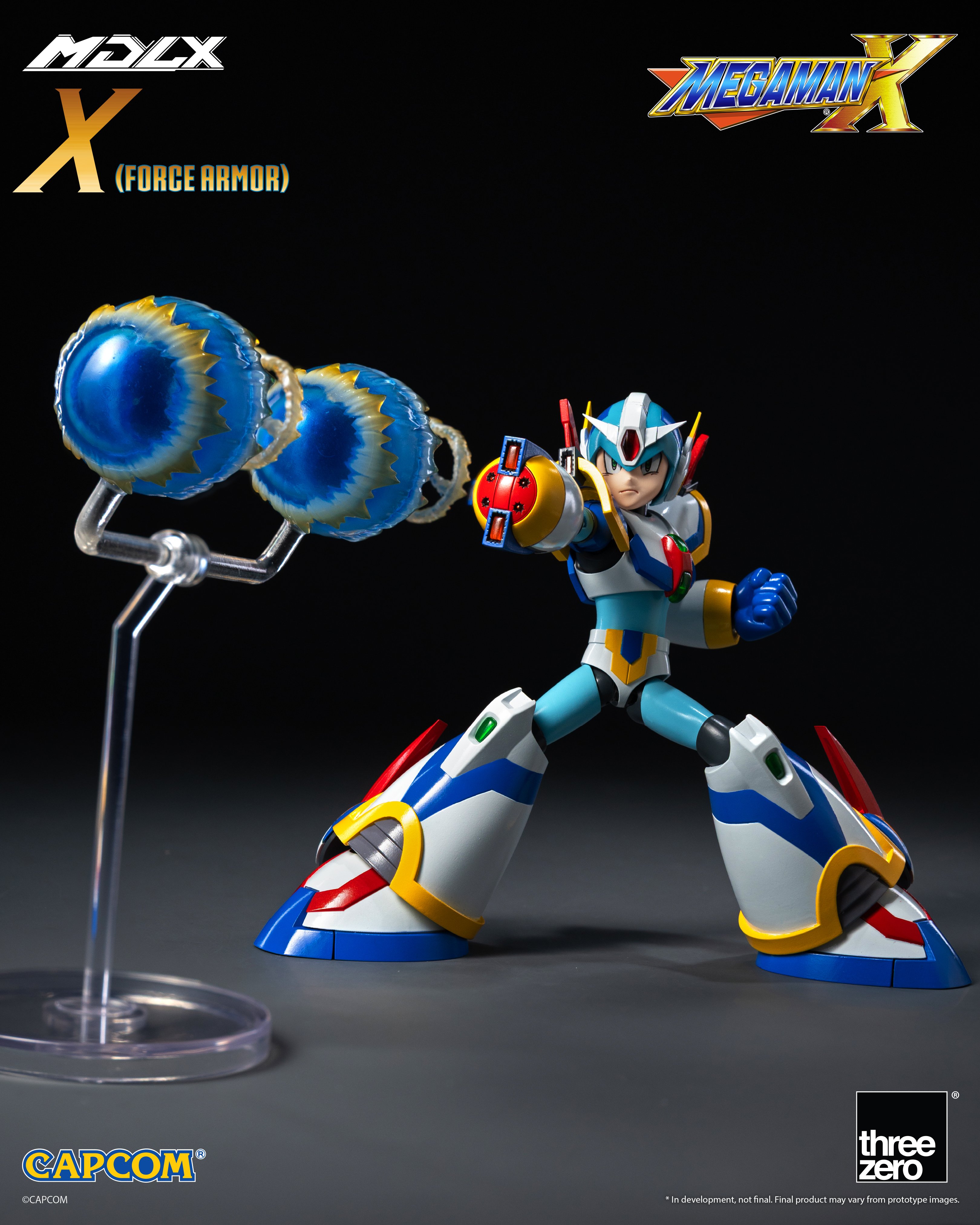 Mega Man X MDLX Articulated Figure Series Mega Man X (Force Armor) Action Figure Gallery Image 12