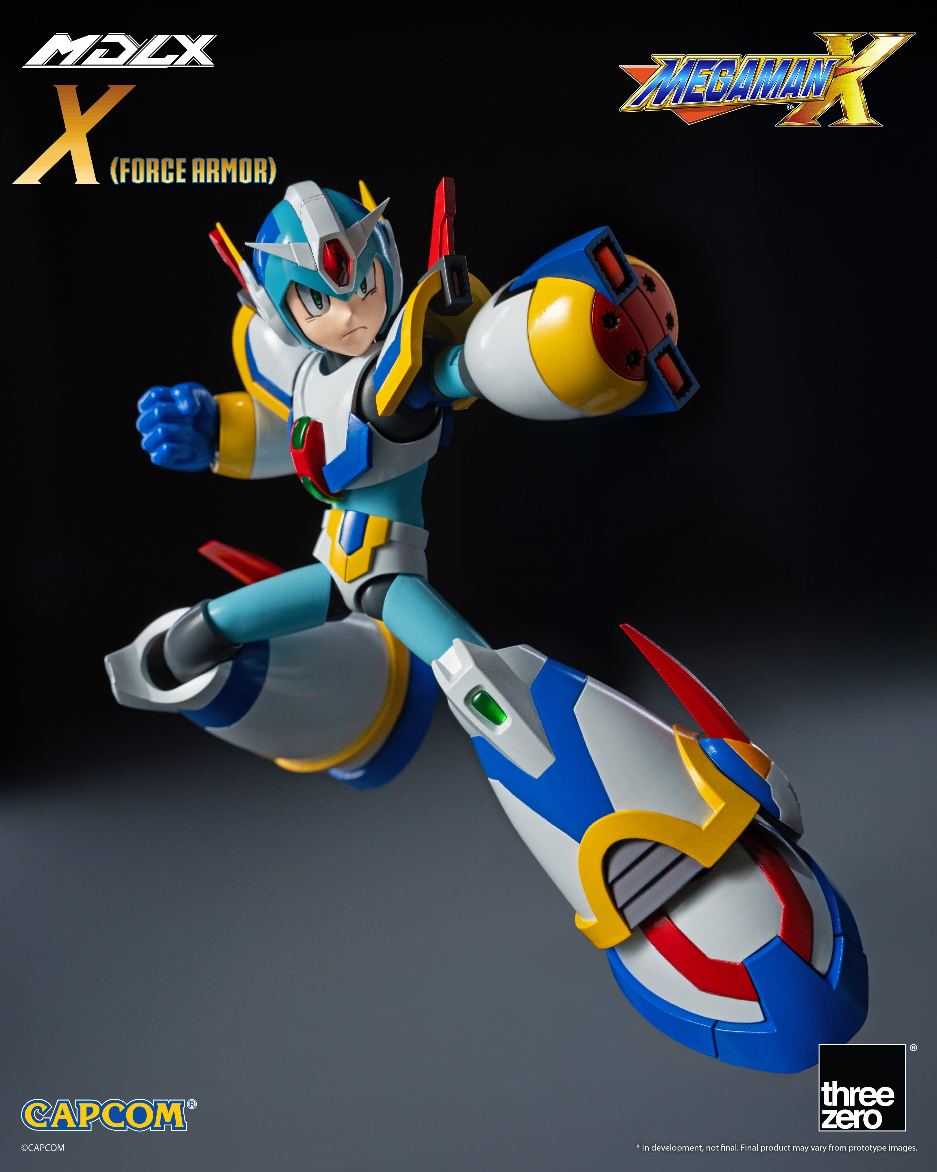 Mega Man X MDLX Articulated Figure Series Mega Man X (Force Armor) Action Figure Gallery Image 9