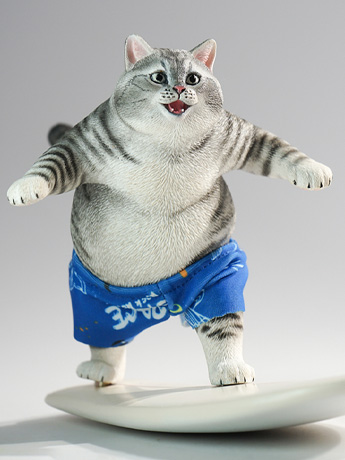 Surfing Cat (Ver. C) Figure