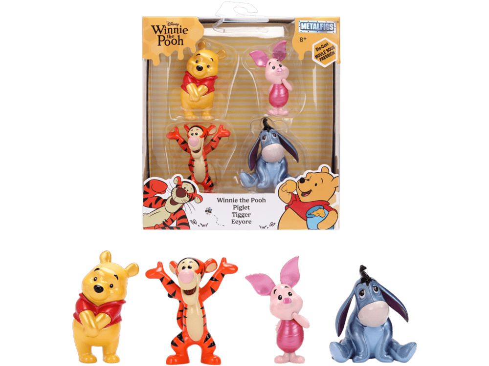 Winnie the Pooh MetalFigs Four-Pack