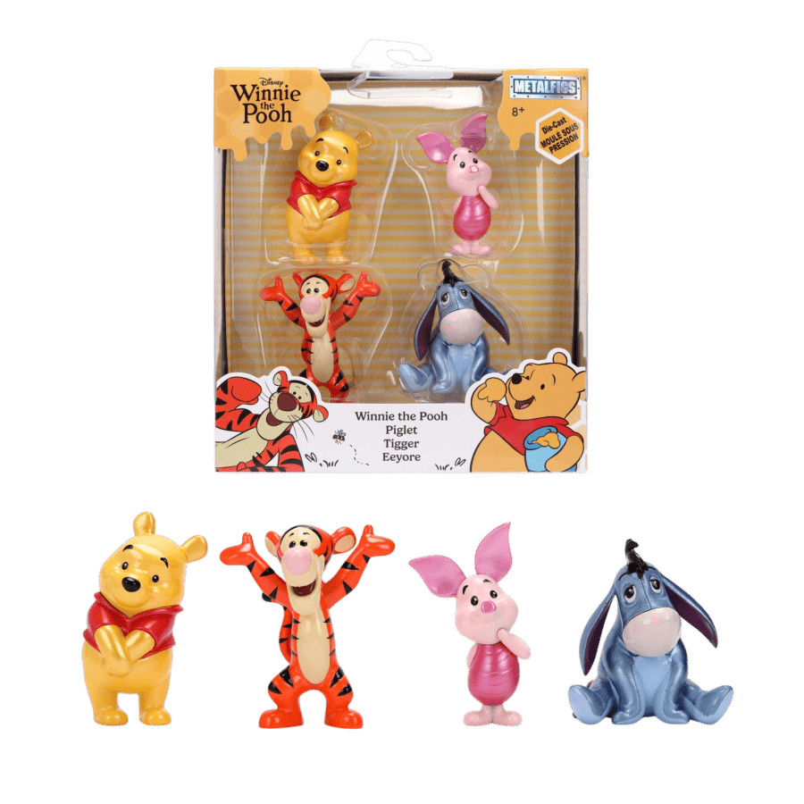 Winnie the Pooh MetalFigs Four-Pack