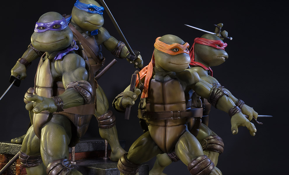 Teenage Mutant Ninja Turtles 1990 Movie Museum Masterline Statues - Set of 4 Gallery Image 7