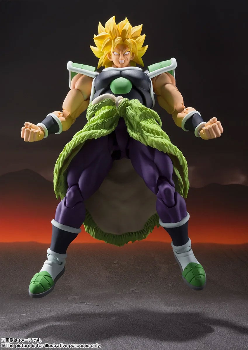 Dragon Ball Super: Broly S.H.Figuarts Broly Action Figure (Reissue) Gallery Image 6