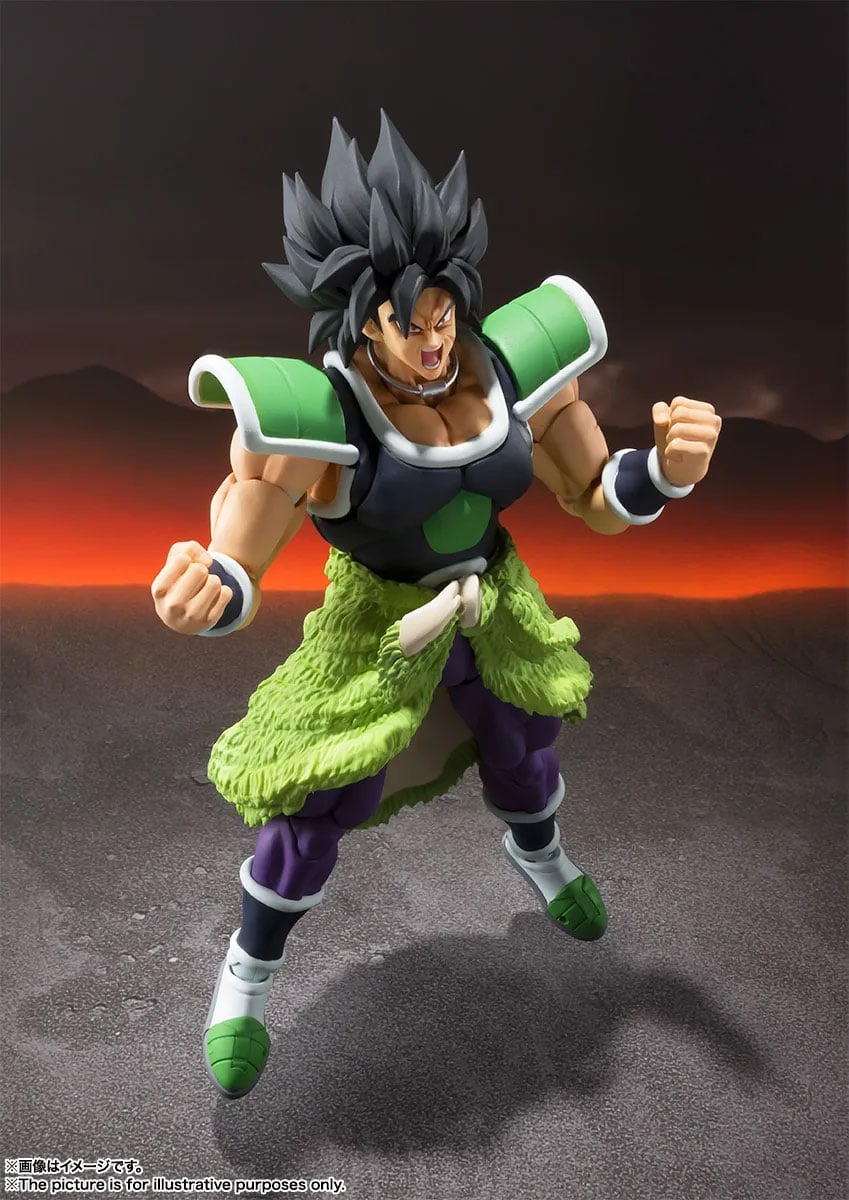 Dragon Ball Super: Broly S.H.Figuarts Broly Action Figure (Reissue) Gallery Image 4