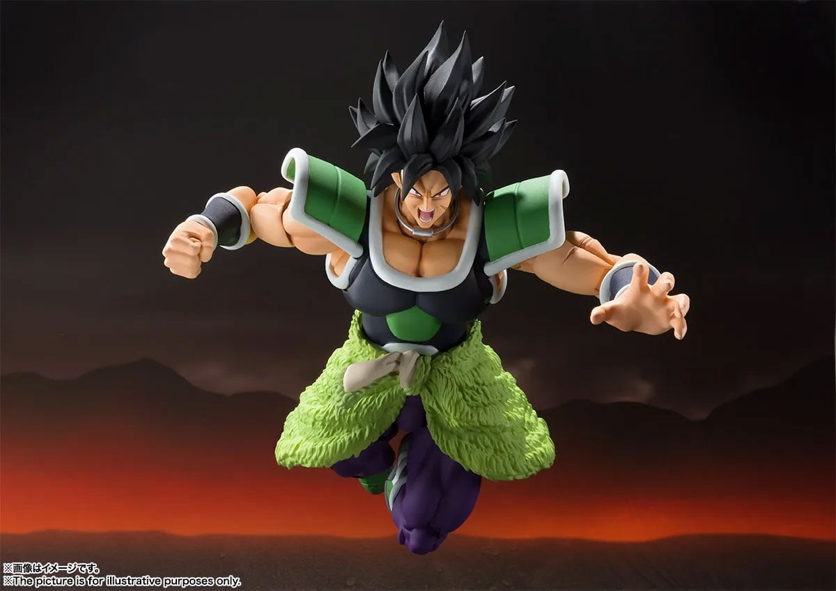Dragon Ball Super: Broly S.H.Figuarts Broly Action Figure (Reissue) Gallery Image 5