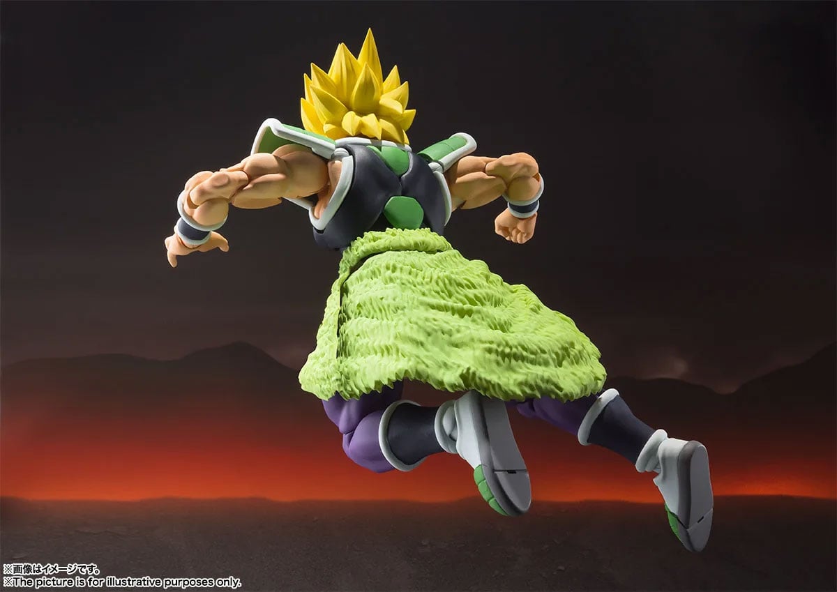 Dragon Ball Super: Broly S.H.Figuarts Broly Action Figure (Reissue) Gallery Image 7