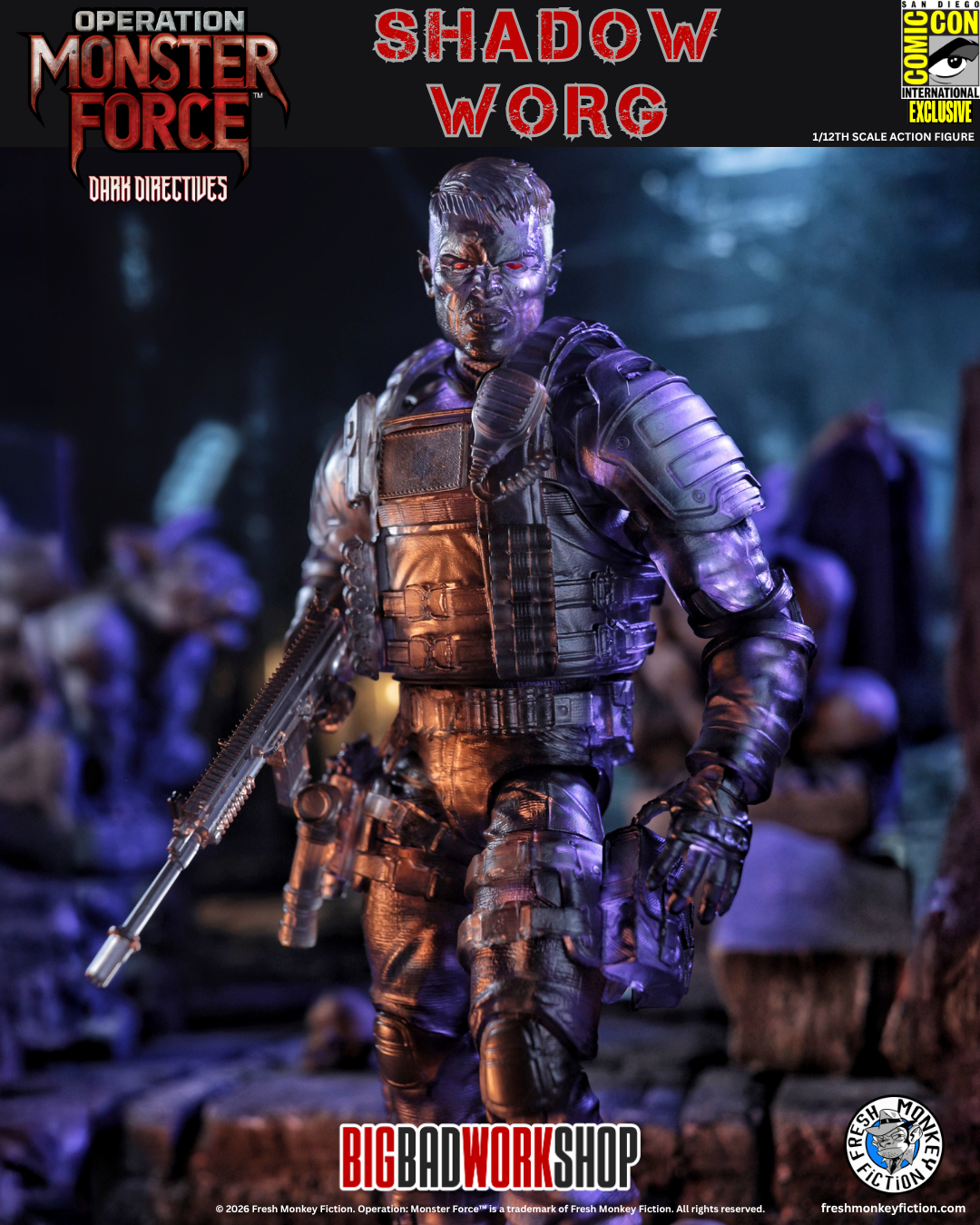 Operation: Monster Force Dark Directives Shadow Worg 1/12 Scale SDCC 2026 Exclusive Action Figure Gallery Image 7