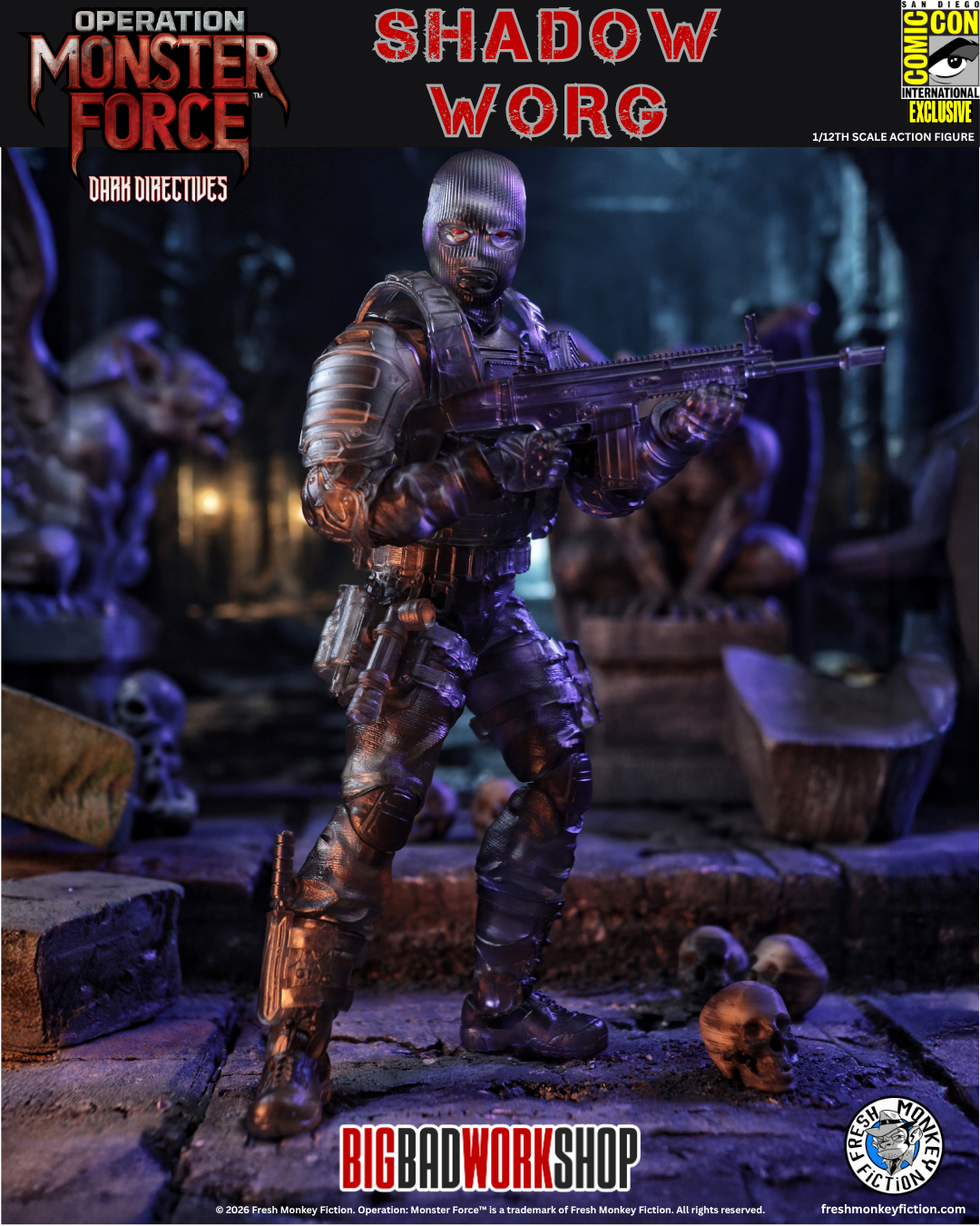 Operation: Monster Force Dark Directives Shadow Worg 1/12 Scale SDCC 2026 Exclusive Action Figure Gallery Image 5
