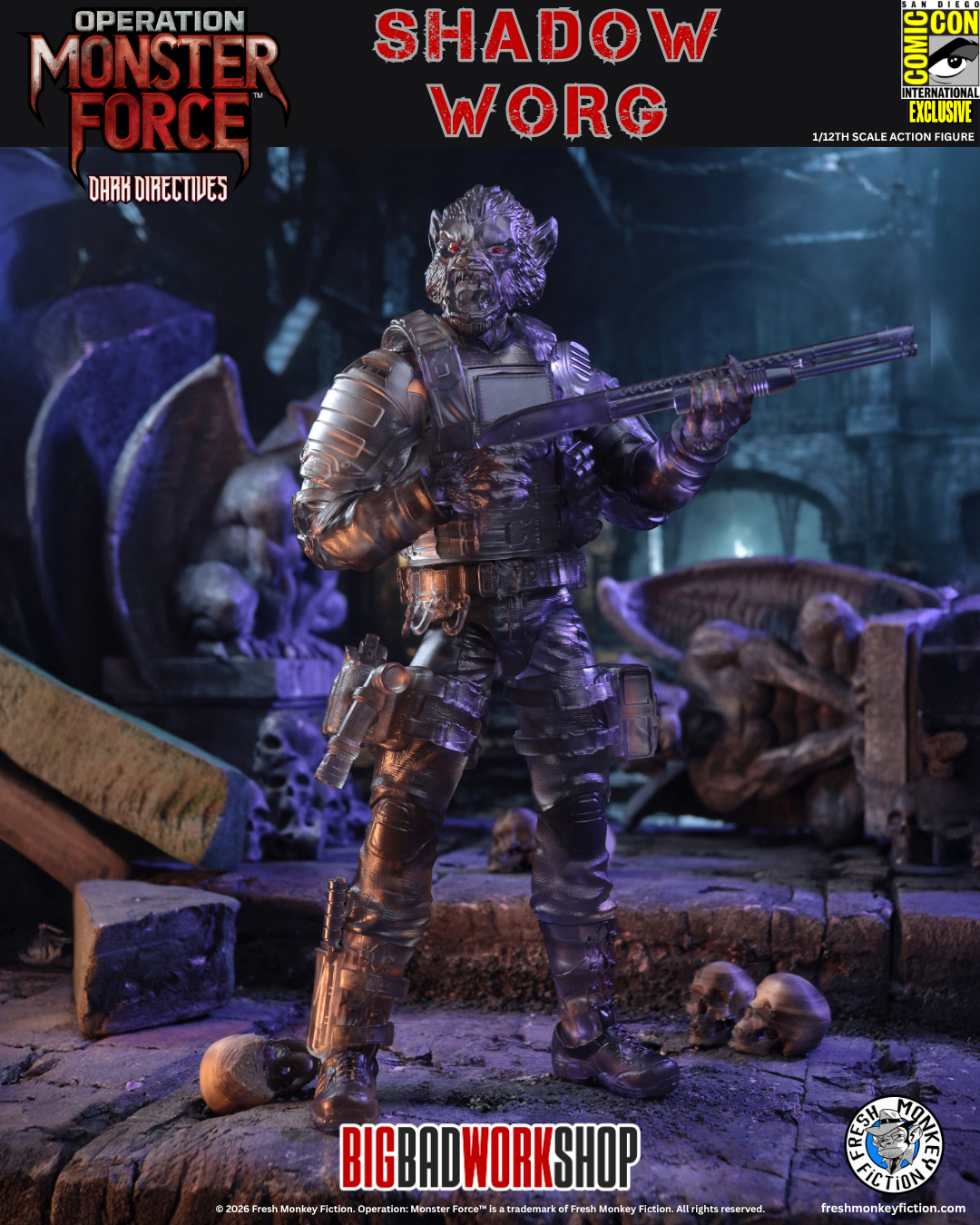 Operation: Monster Force Dark Directives Shadow Worg 1/12 Scale SDCC 2026 Exclusive Action Figure Gallery Image 4