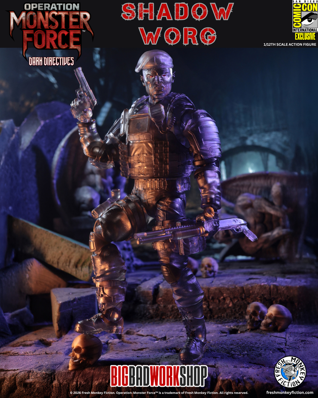 Operation: Monster Force Dark Directives Shadow Worg 1/12 Scale SDCC 2026 Exclusive Action Figure Gallery Image 6
