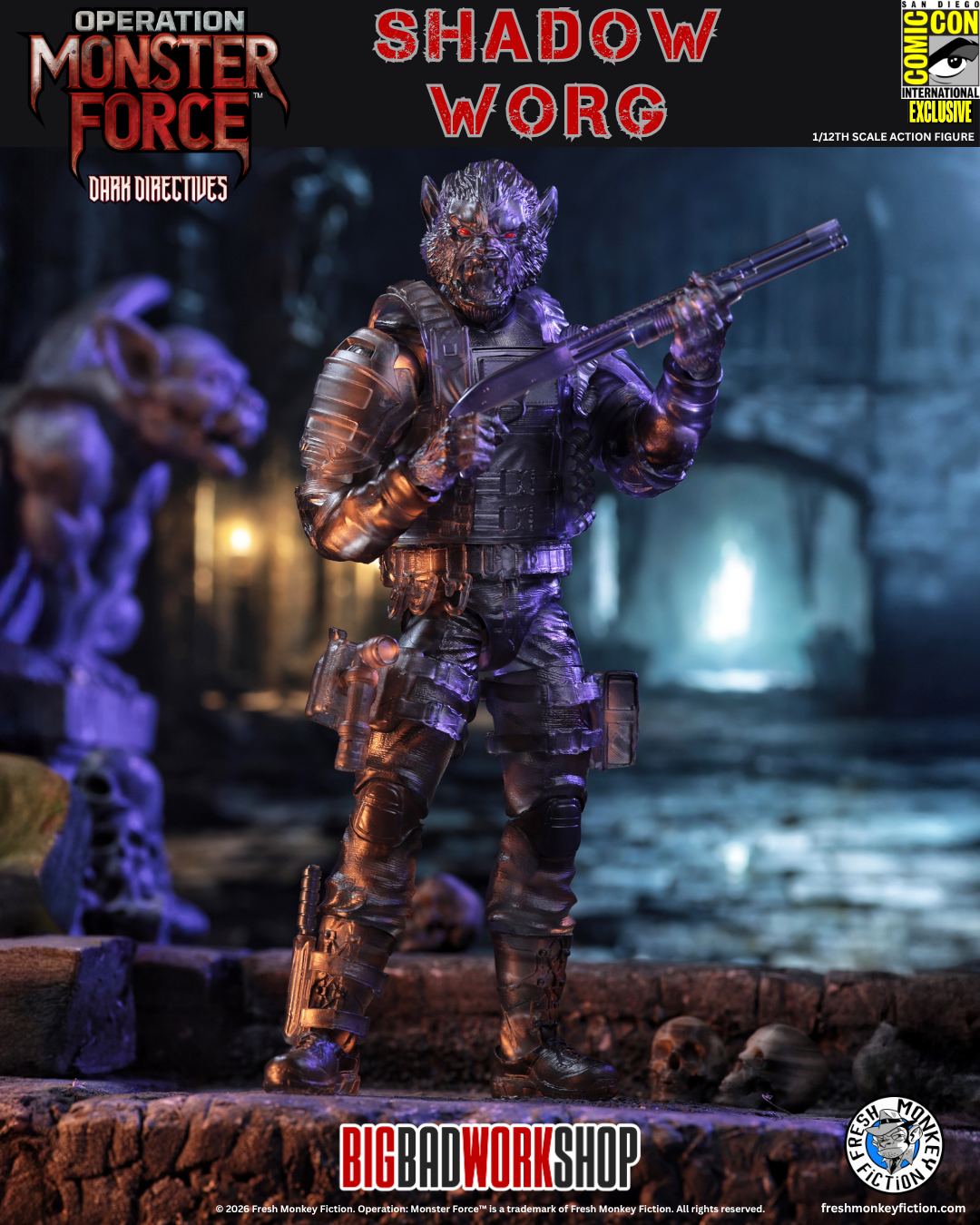 Operation: Monster Force Dark Directives Shadow Worg 1/12 Scale SDCC 2026 Exclusive Action Figure Gallery Image 3